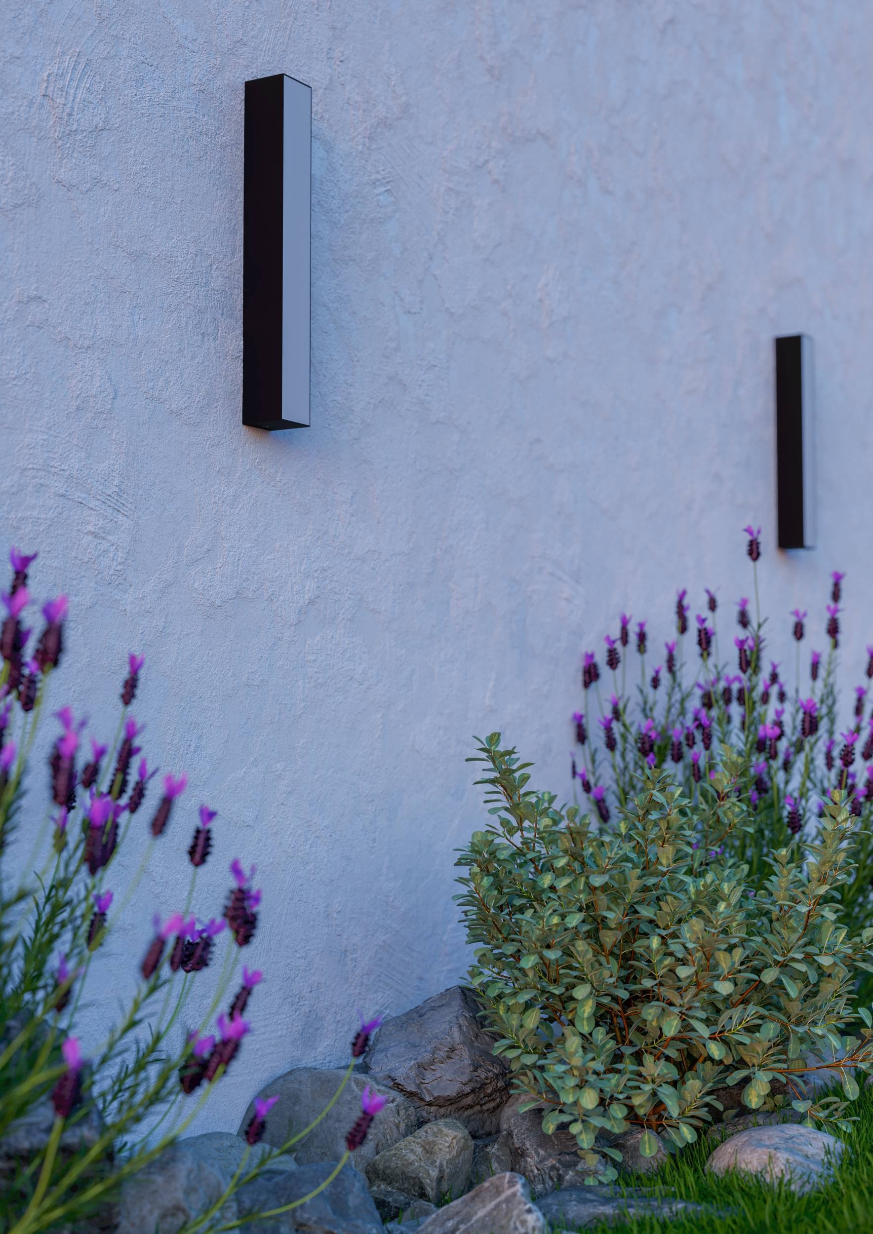 EGLO Aufbauleuchte »Salitta Aufbaulampe, Außenbeleuchtung, Wandlampe, Metall, IP65, Lampe« LED-Modul 1 Stk. Warmweiß Aufbauleuchte - L38 x B5,5 x H5,5 cm - schwarz - 9W inkl.