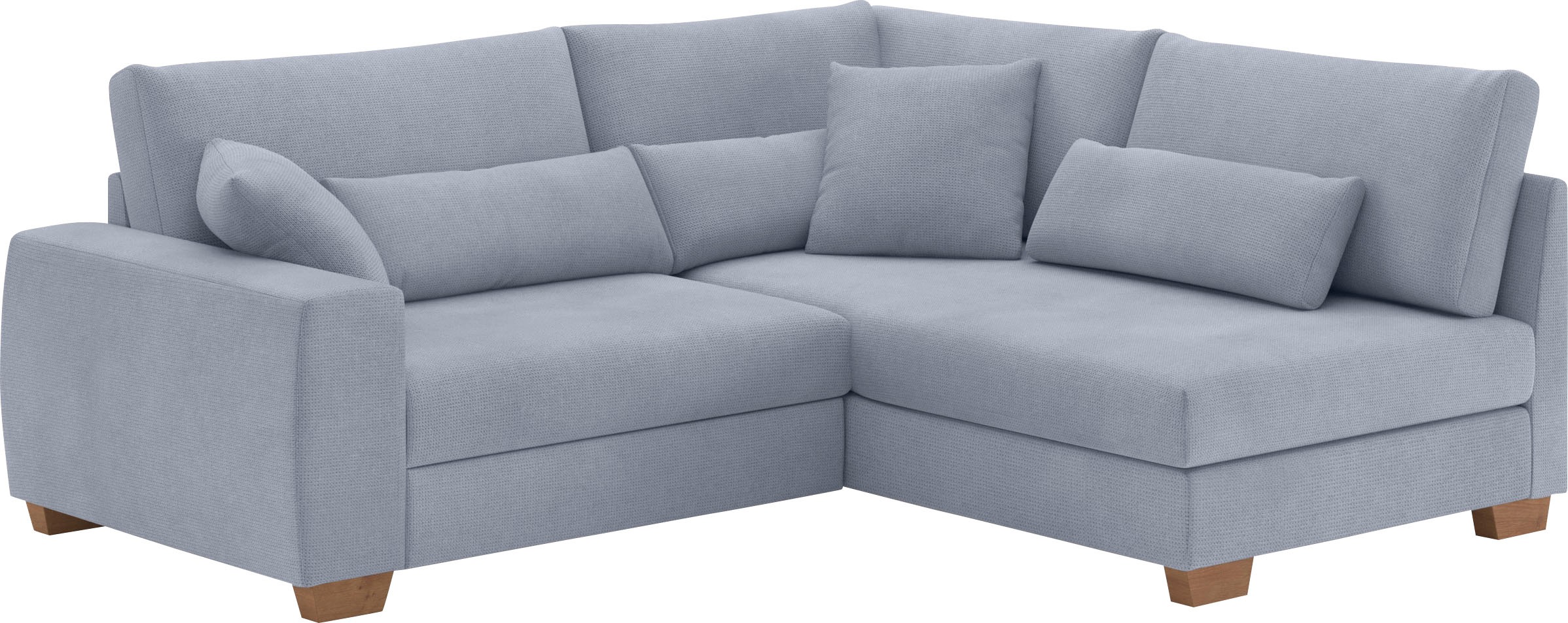 Mr. Couch Ecksofa »Hilla L-Form«, Mit Federkern, wahlweise mit Bettfunktion und Taschenfederkern