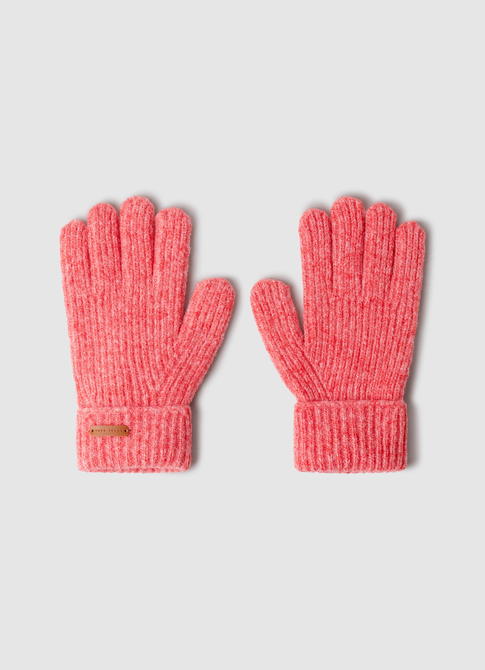 Pepe Jeans Strickhandschuhe »FRANCISY GLOVES« mit Label-Aufnäher
