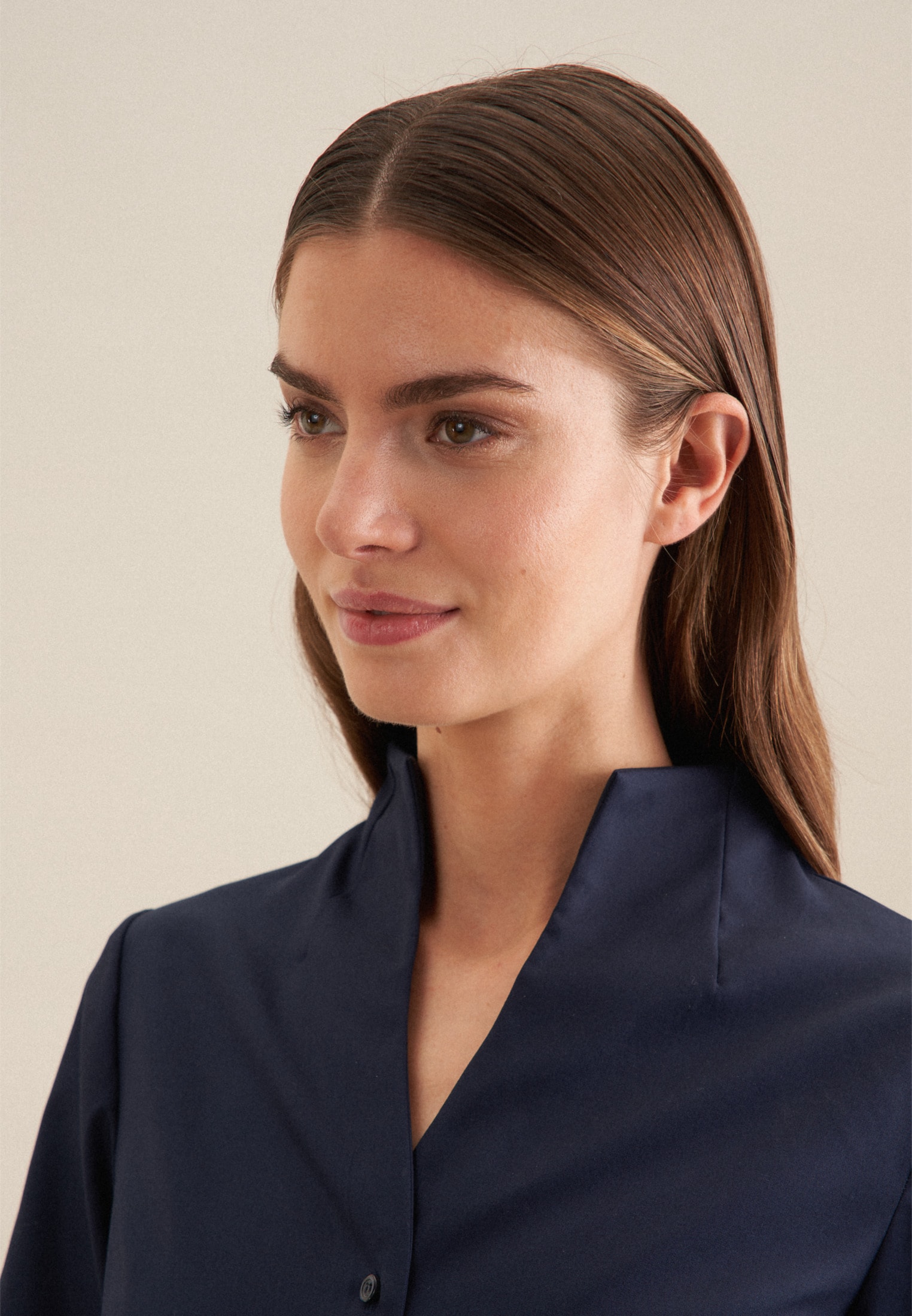 seidensticker Klassische Bluse, 1/1 Uni