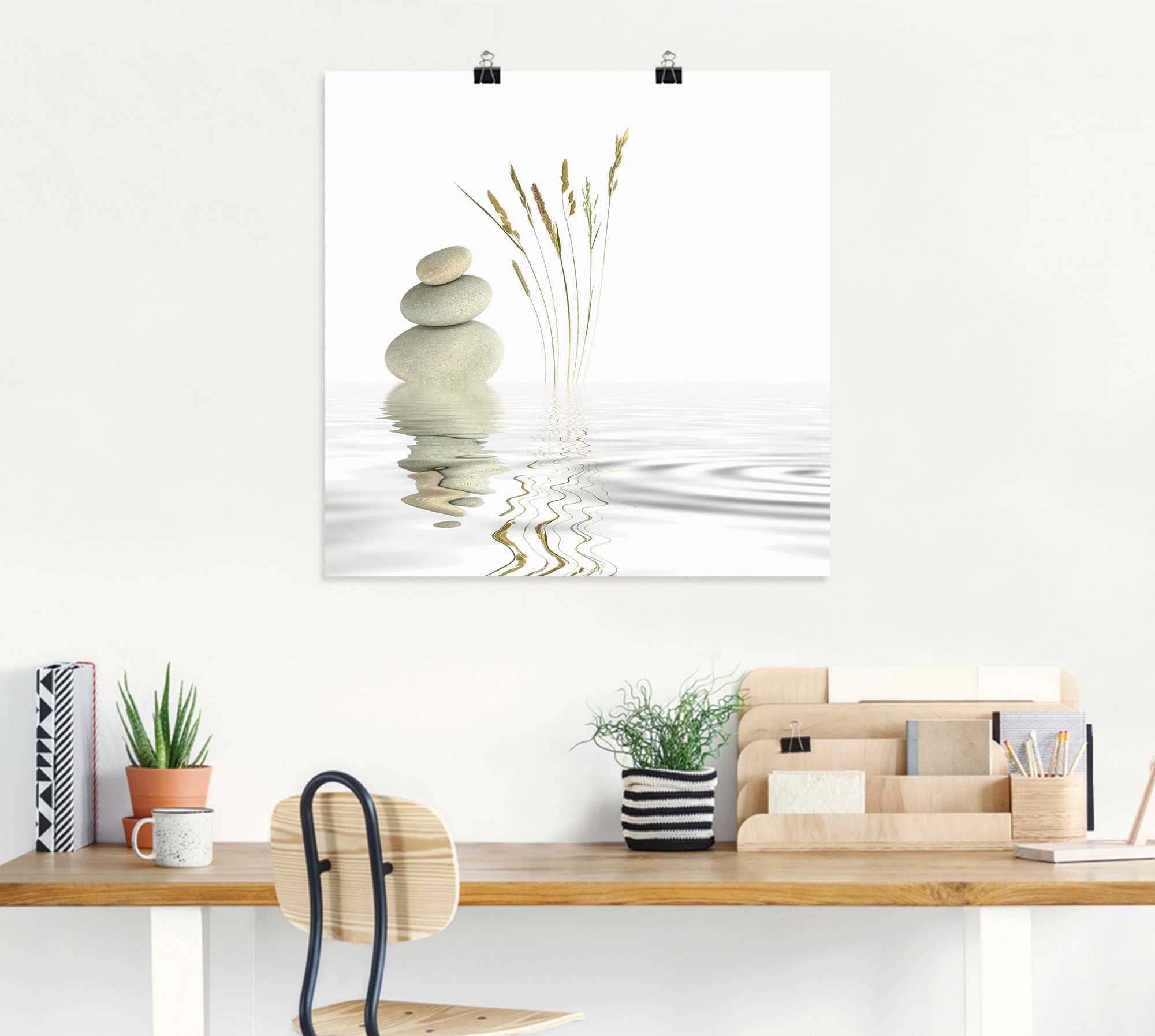 Artland Wandbild »Zen Friede«, Zen, (1 St.), als Alubild, Outdoorbild, Leinwandbild, Poster, Wandaufkleber