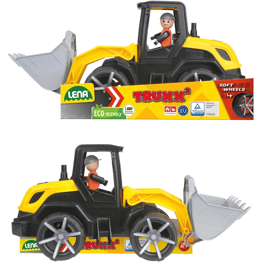 Lena® Spielzeug-Radlader »TRUXX² Schaufellader«, inklusive Spielfigur; Made in Europe