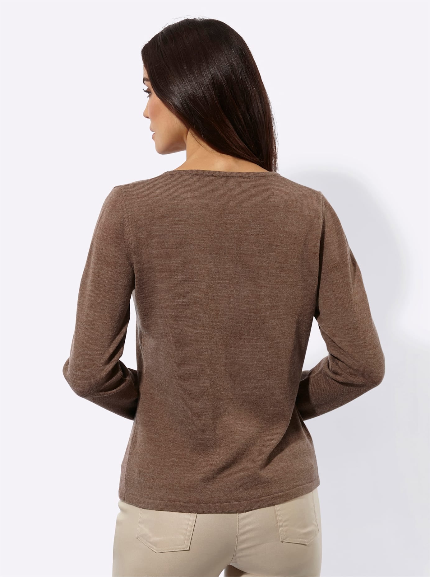 creation L Strickpullover »Woll-Mix-Pullover«