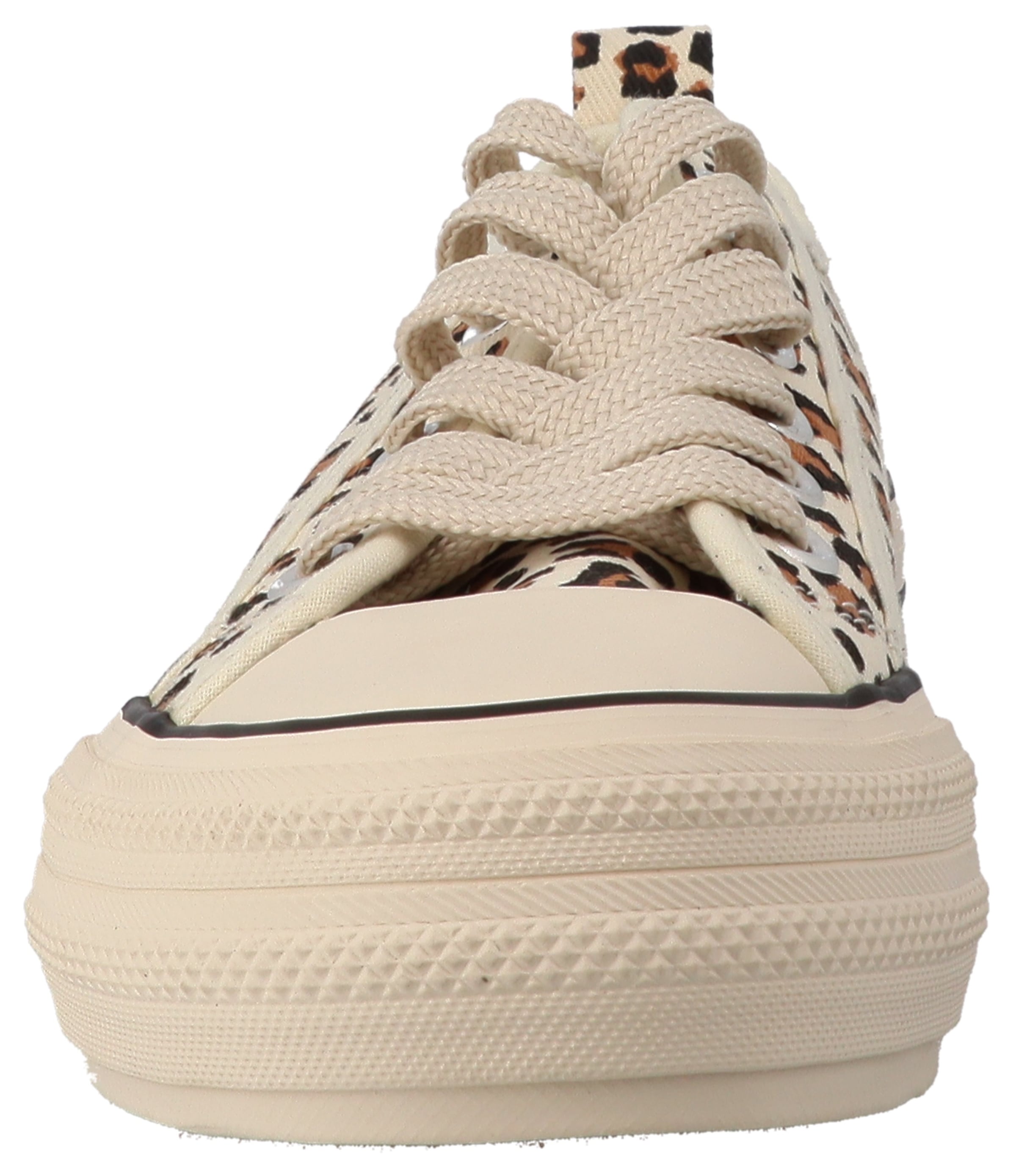TOM TAILOR Plateausneaker, Freizeitschuh, Halbschuh, Schnürschuh in Leo-Optik