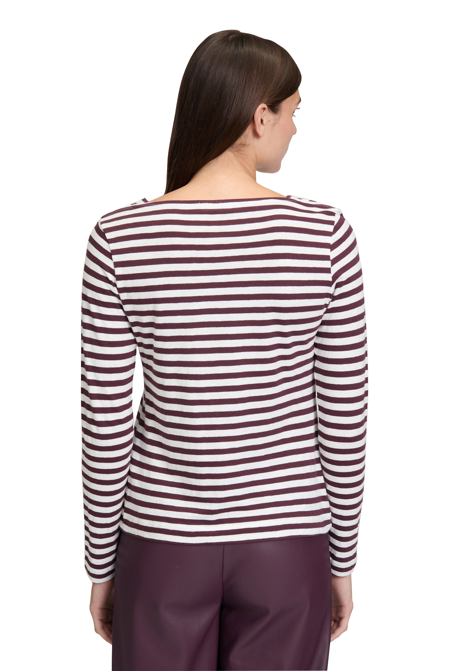 Betty&Co Langarmshirt »Ringelshirt mit U-Boot-Ausschnitt«