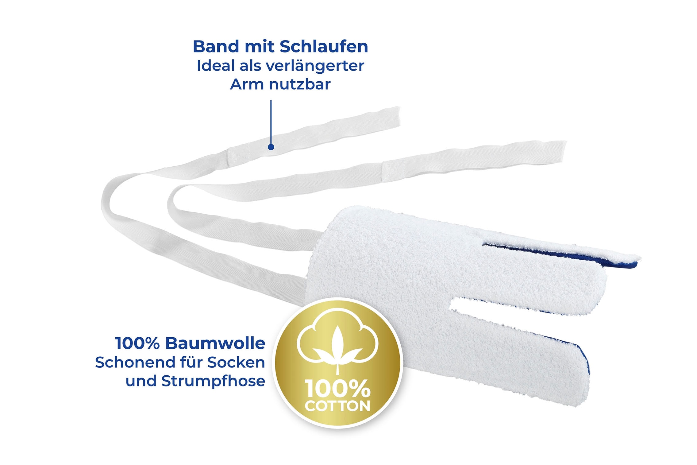 Maximex Anziehhilfe »für Strümpfe, mit 10 Paar stützenden Socken«, (Set), in Einheitsgröße