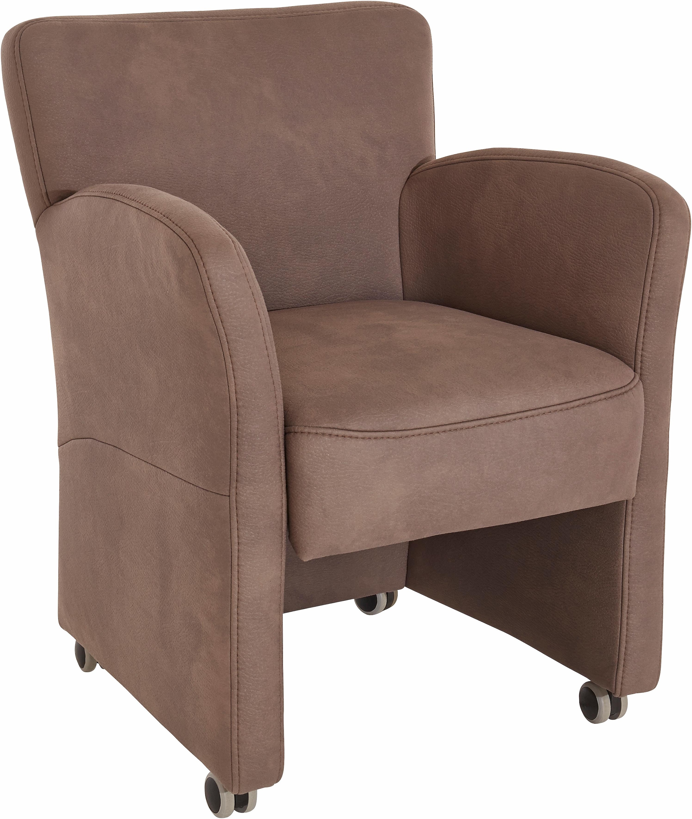 exxpo - sofa fashion Sessel »Intenso, Loungesessel, modern, wahlweise in Leder oder Textil«, hohe Bodenfreiheit, frei im Raum stellbar, hoher Sitzkomfort