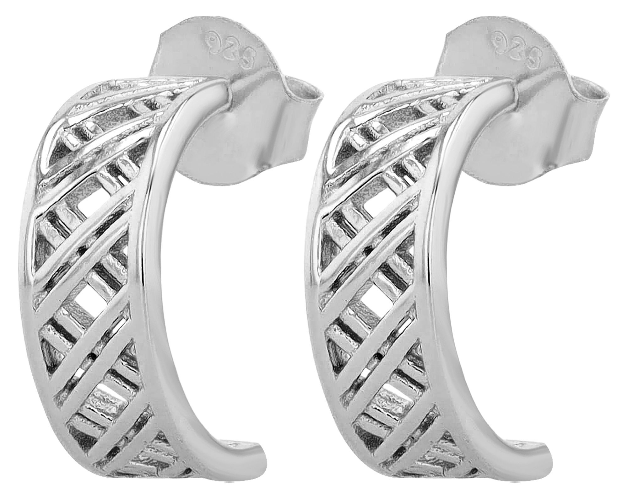 Adelia´s Paar Ohrstecker »Damen Ohrringe ¿ Ohrstecker aus 925 Silber«