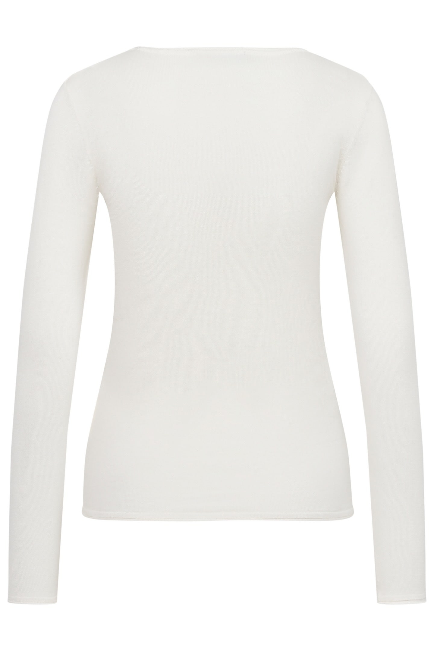 bugatti Langarmshirt, mit Rundhals & langem Arm
