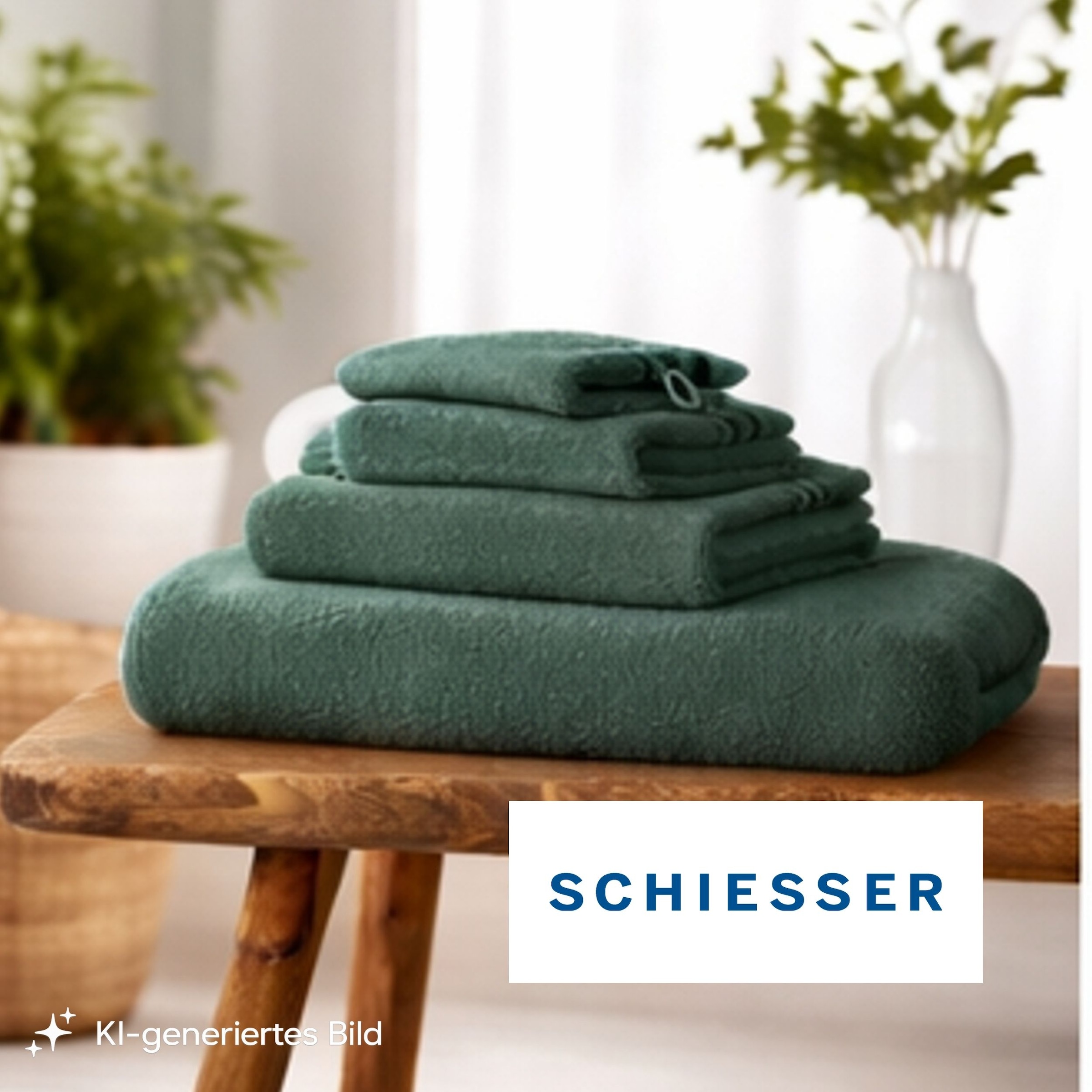 Schiesser Handtücher »Skyline Color aus 100 % Baumwolle mit eleganter Streifenbordüre« OEKO-TEX® MADE IN GREEN