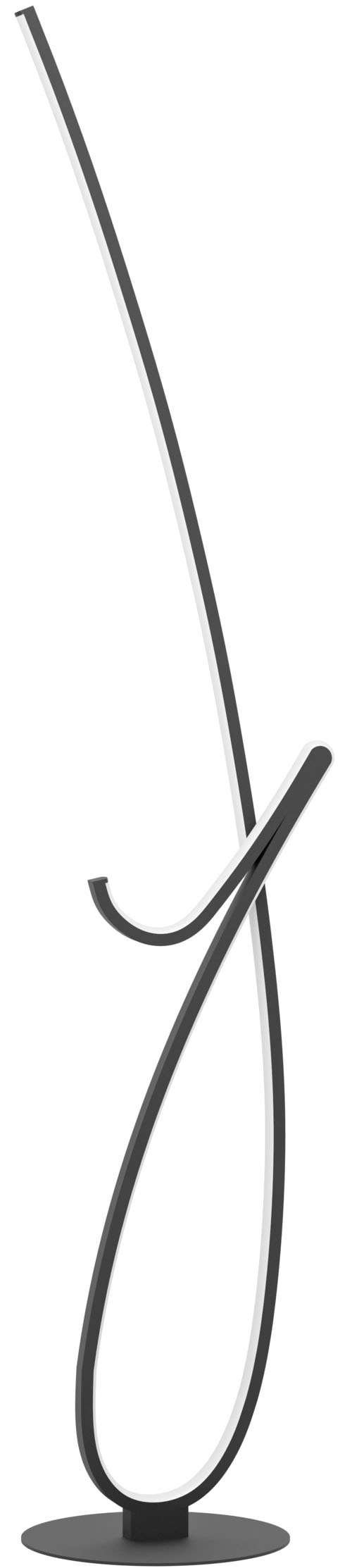 EGLO Stehlampe »CARDONCITO Stehlampe - Stahl - LED - 20W - IP20« LED-Modul 1 Stk. Kaltweiß | Neutralweiß | Warmweiß Standleuchte, Leselampe, Wohzimmer, Schlafzimmer, L33 x B25 x H130 cm