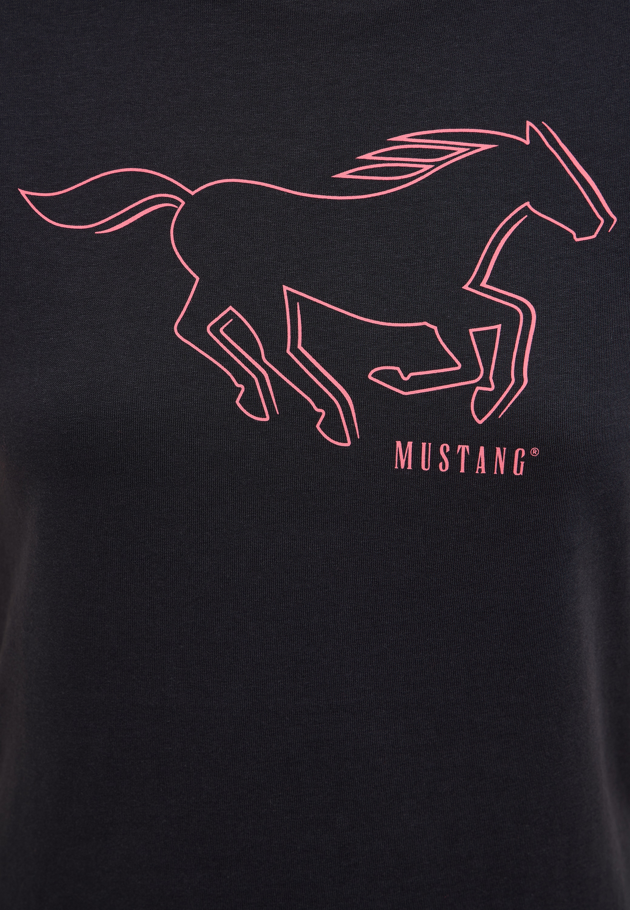 MUSTANG Kurzarmshirt »Damen Style Loa«