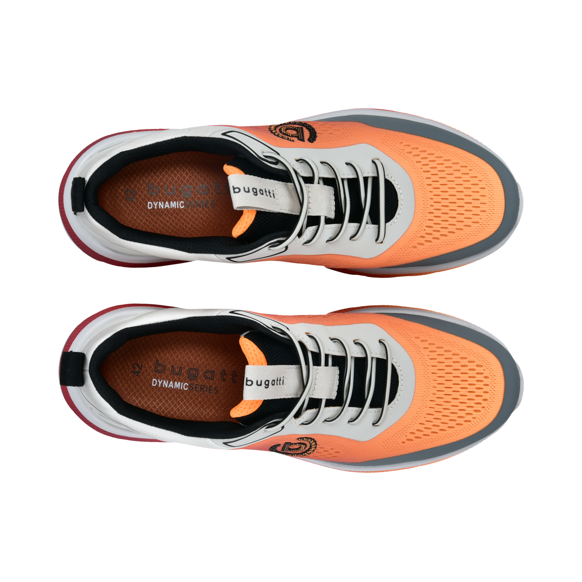 bugatti Sneaker  Freizeitschnürer, Halbschuh im Materialmix