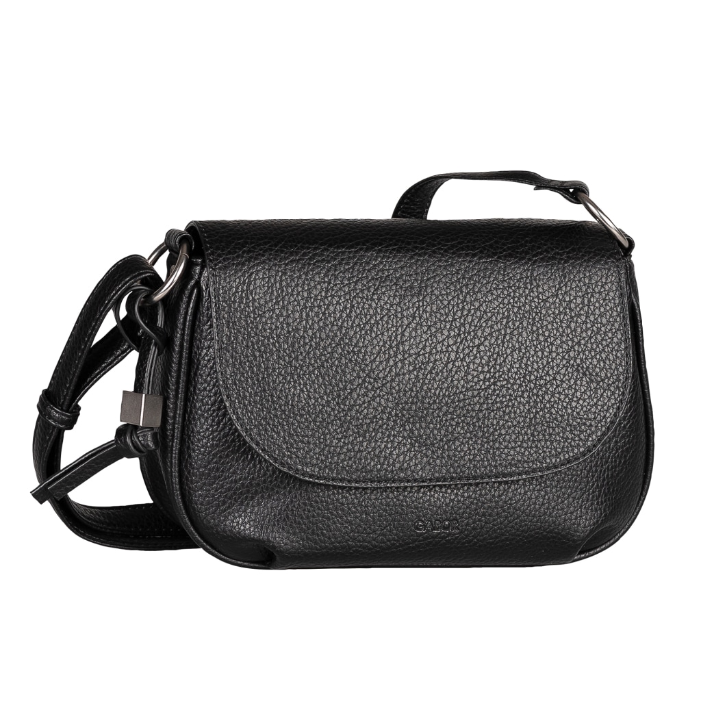 Gabor Satteltasche »Rosina« lässiger Look mit softem Material und markantem Metalldetail am Zipper