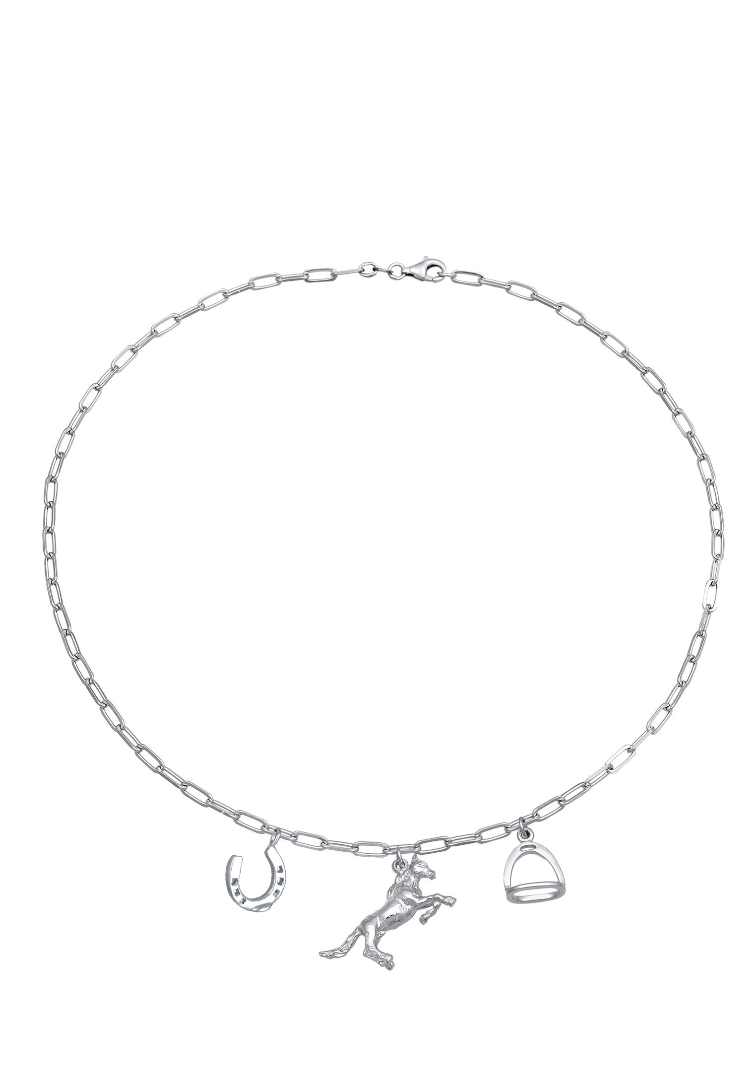 Elli Kette mit Anhänger »Halskette Anhänger Pferd Hufeisen 925 Sterling Silber«