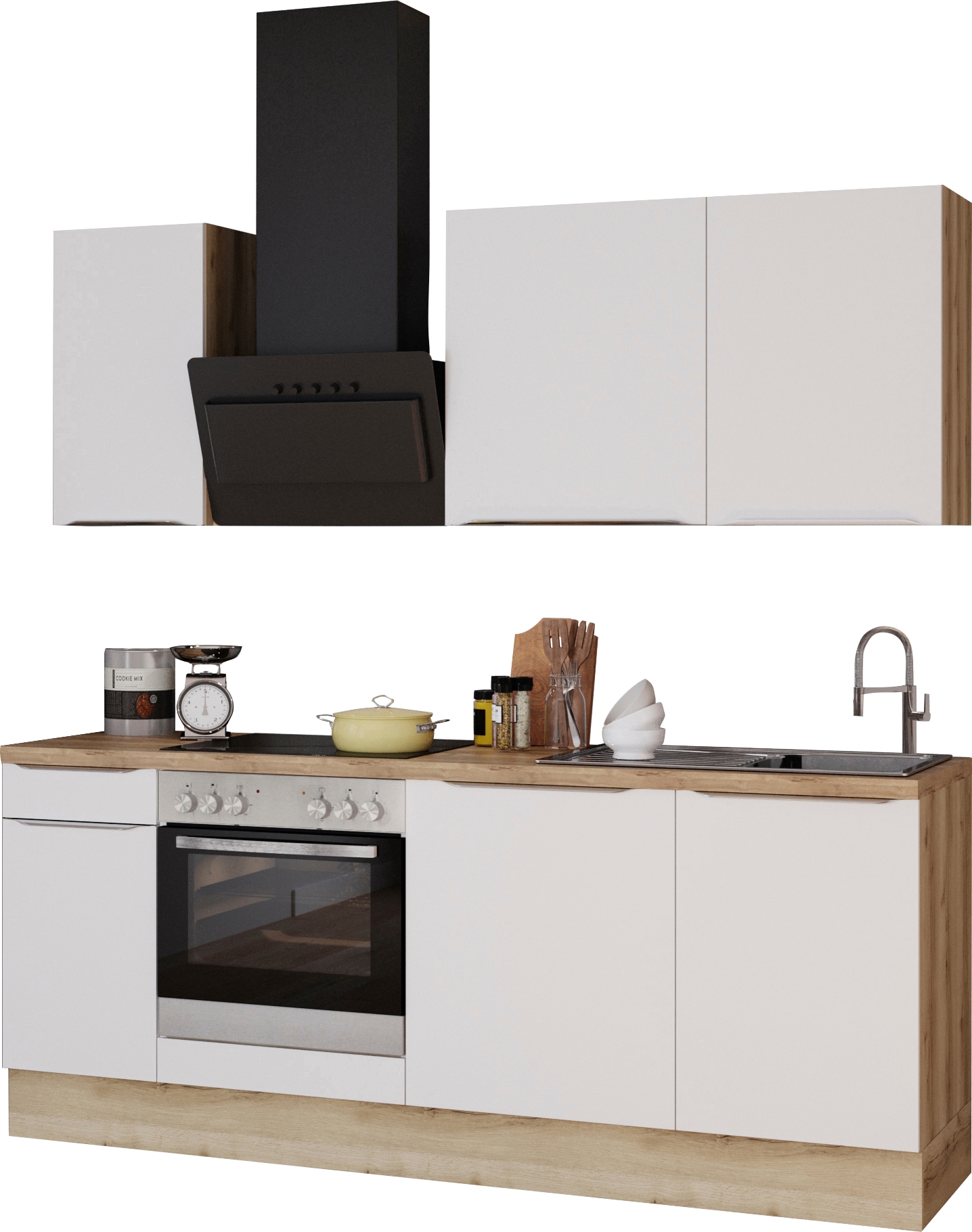 OPTIFIT Küchenzeile »Aken«, ohne E-Geräte, Breite 210 cm online bei OTTO