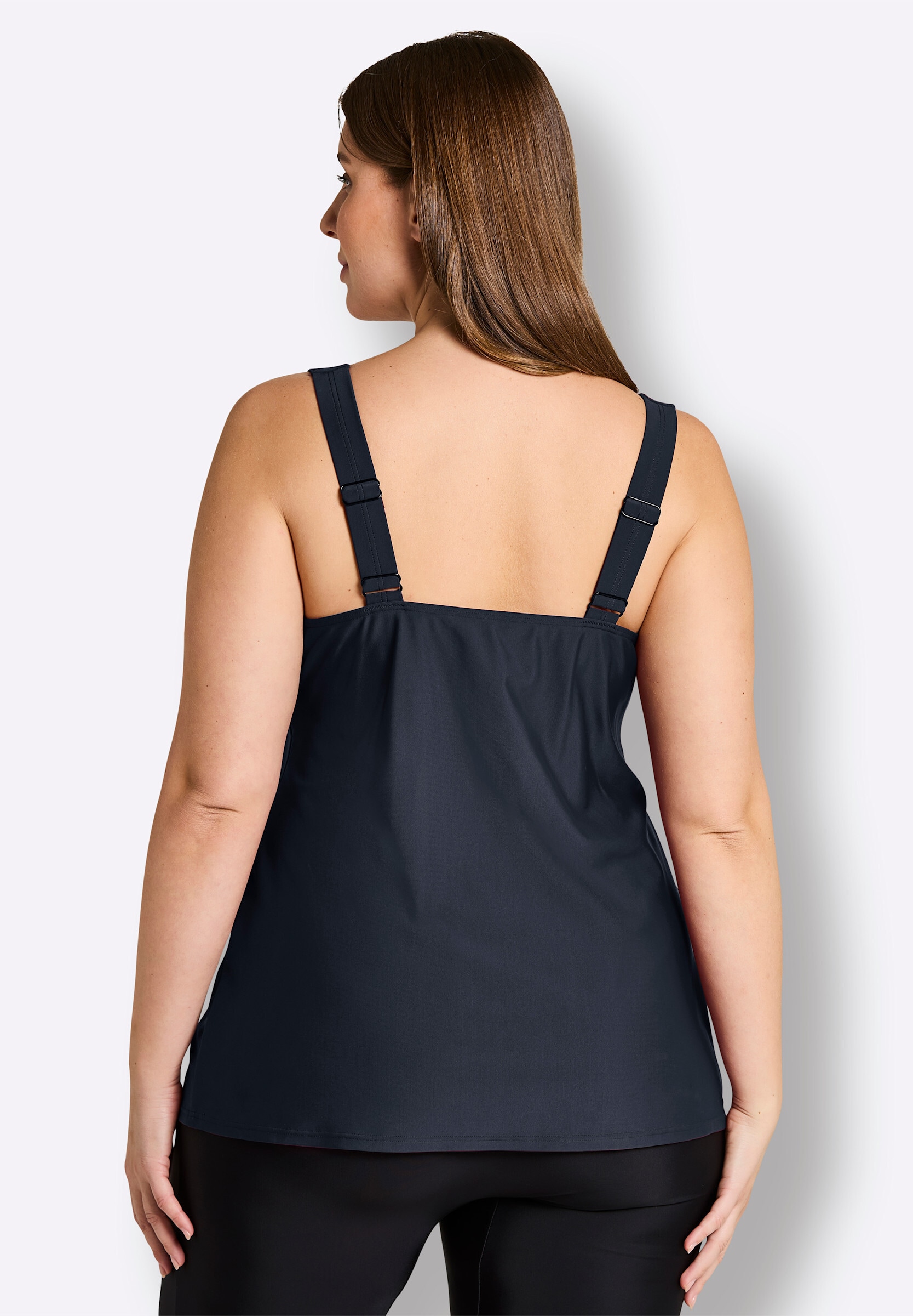Sheego Tankini »Tankini-Oberteil Tankini-Oberteil mit Karree-Ausschnitt«