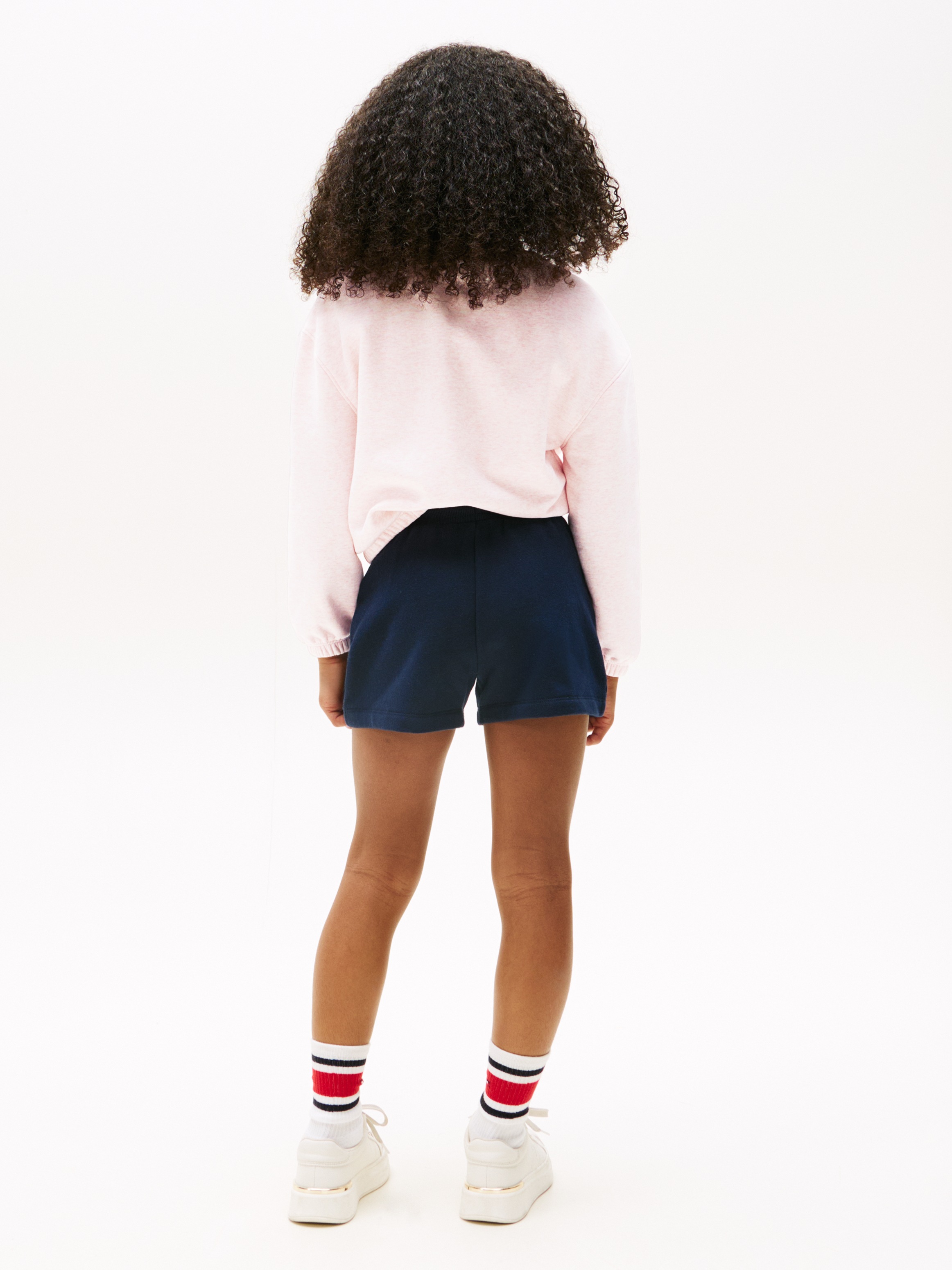 Tommy Hilfiger Sweatshorts »TOMMY SCRIPT SWEATSHORT«, für Kinder bis 16 Jahre, glänzender Logo-Schriftzug