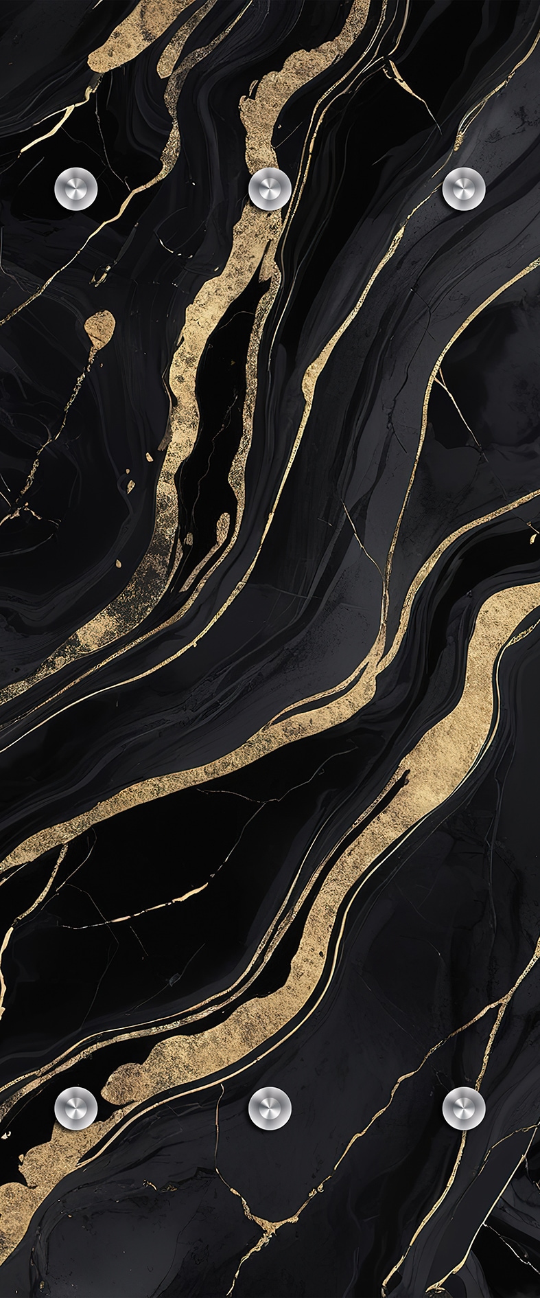 queence Garderobenpaneel »Wandgarderobe  mit Motiv Marmor Abstrakt inkl. Edelstahlhaken« 1 Stk. tlg. HD Premium Druck auf Acrylglas