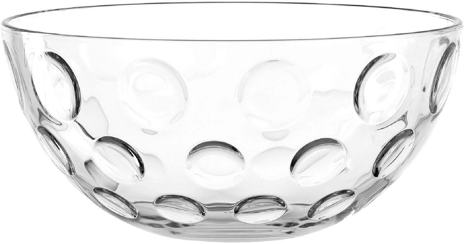 Leonardo Schale »CUCINA OPTIC« aus Glas Kalk-Natron-Glas in farblos, Größe Ø 30 cm