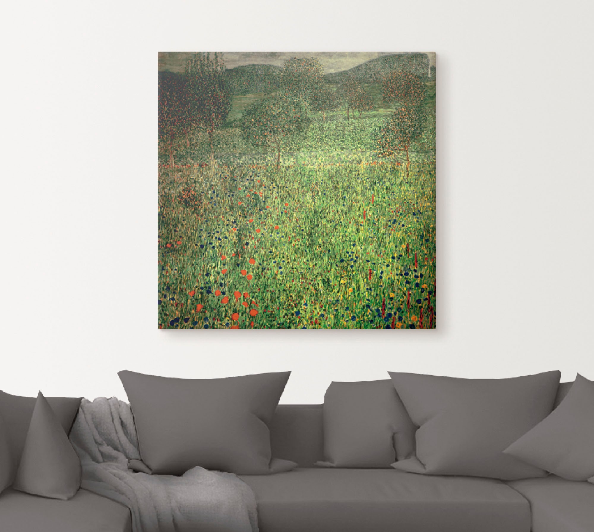 Artland Leinwandbild »Gartenlandschaft«, Wiesen & Bäume, (1 St.), auf Keilrahmen gespannt