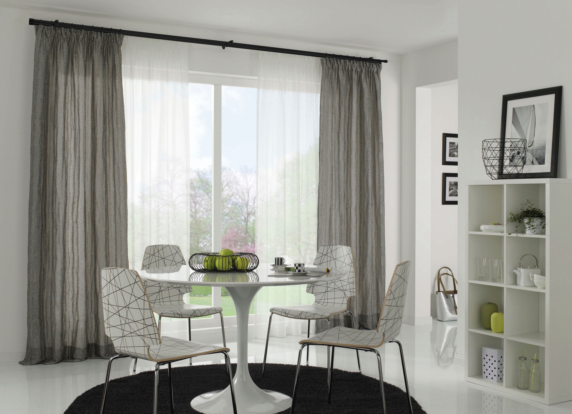 GARDINIA Verbinder »Ring-Adapter für Universalträger«, (2 St.), Serie Einzelprogramm Chicago Ø 20 mm