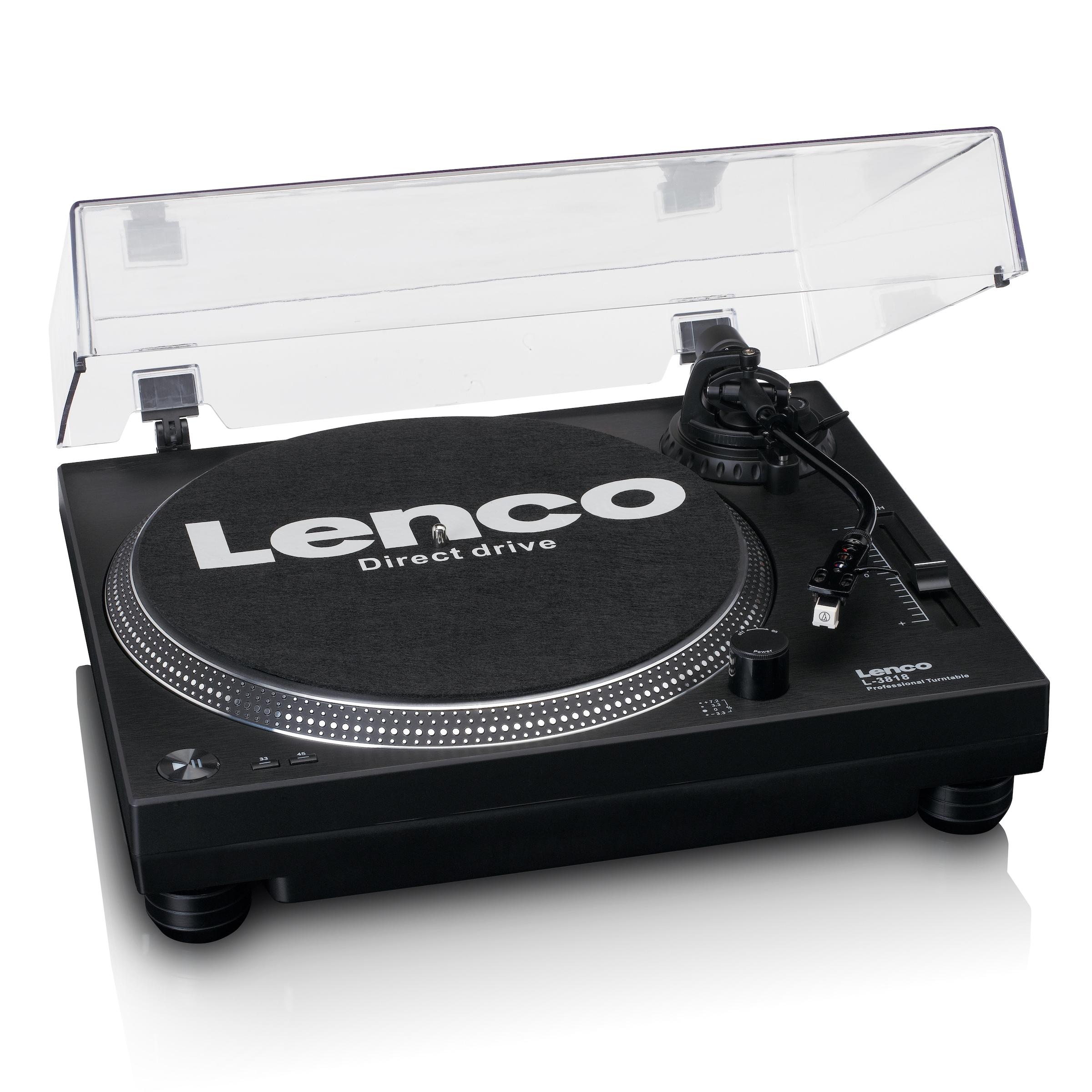 Lenco Plattenspieler »L-3818BK«, Software CD und Handbuch