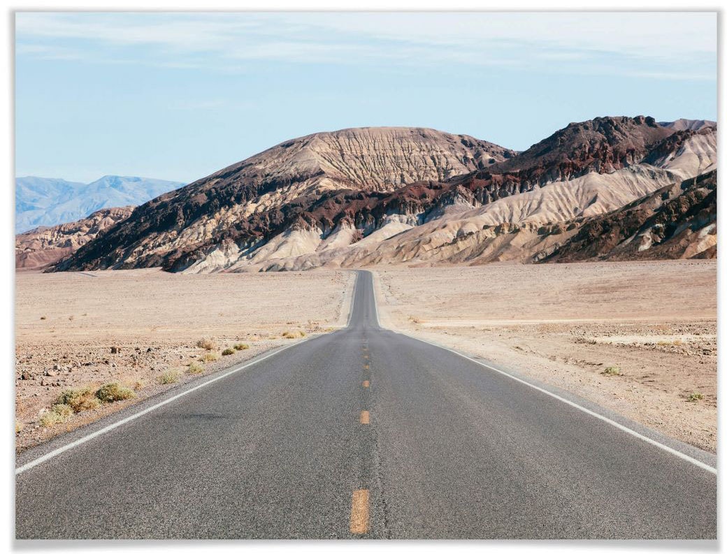 Wall-Art Poster »Death Valley«, Wüste, (1 St.), Poster ohne Bilderrahmen
