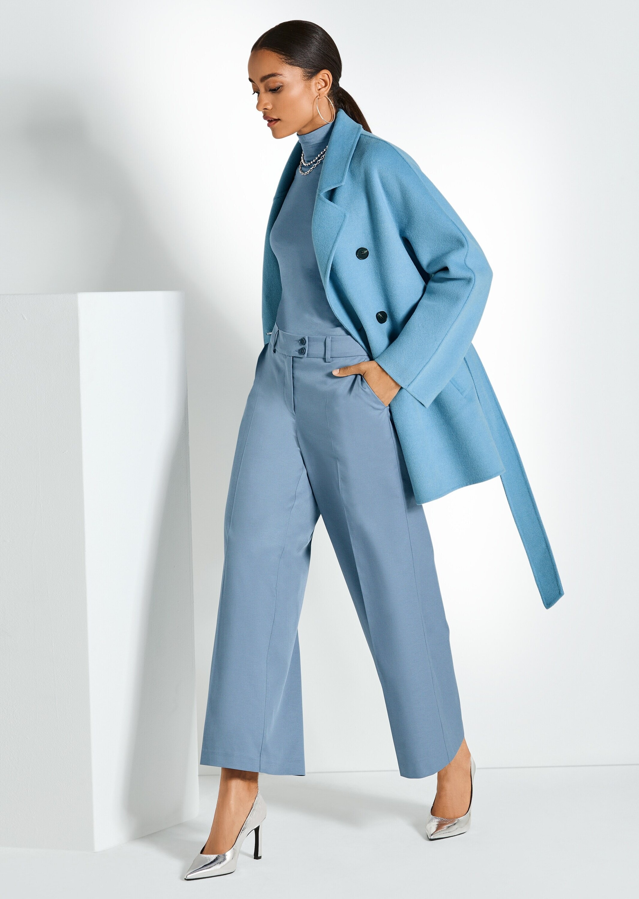 MADELEINE Culotte »Culotte Elegante 7/8-Hose mit Bügelfalten«