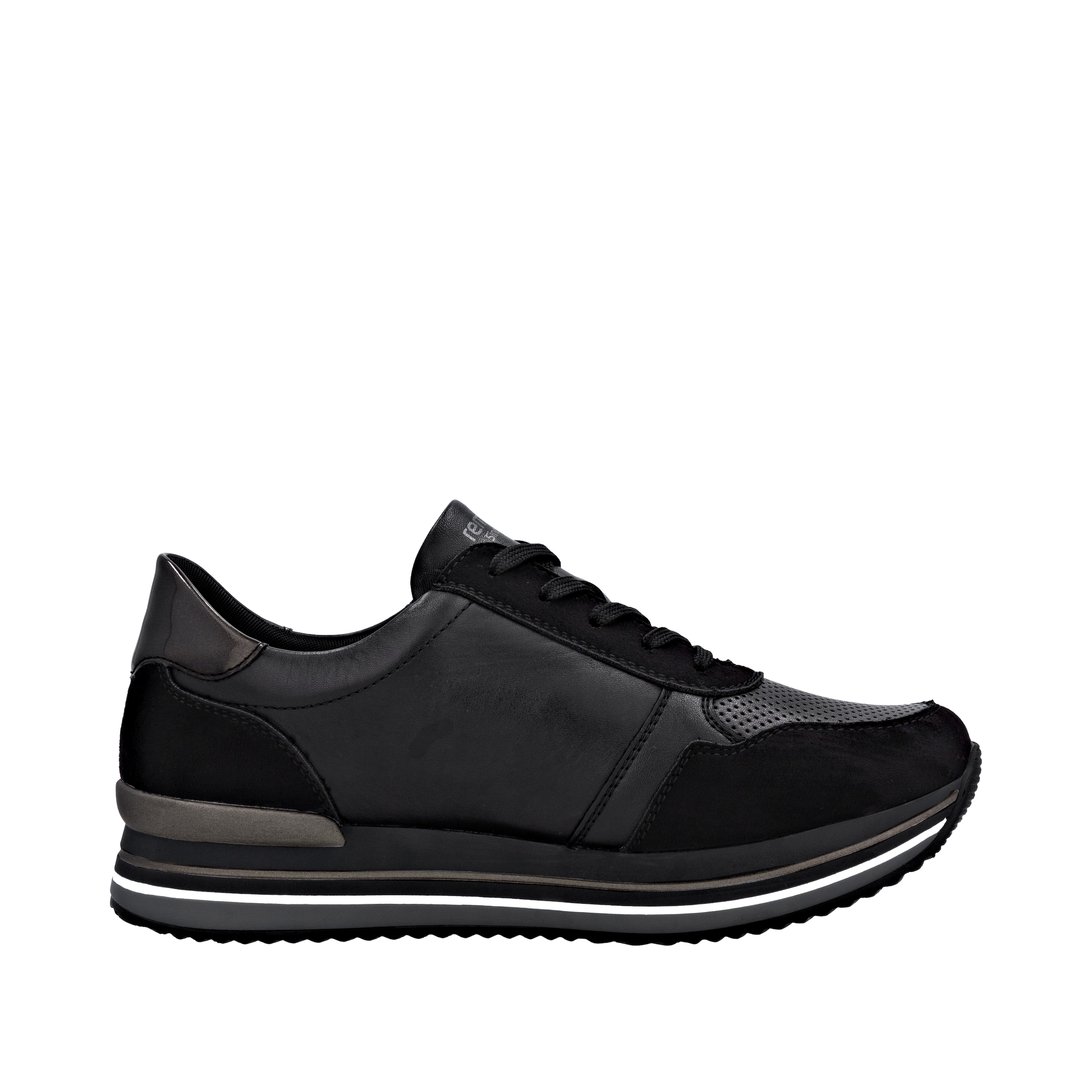 Remonte Plateausneaker, Schnürschuh, Halbschuh, Freizeitschuh mit gepolstertem Schaftrand