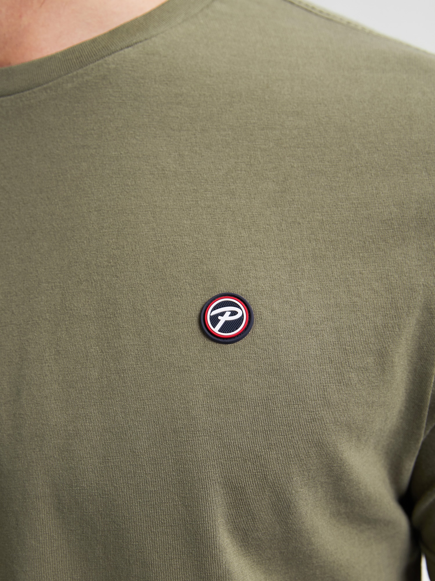 Petrol Industries Rundhalsshirt mit Logo Stickerei