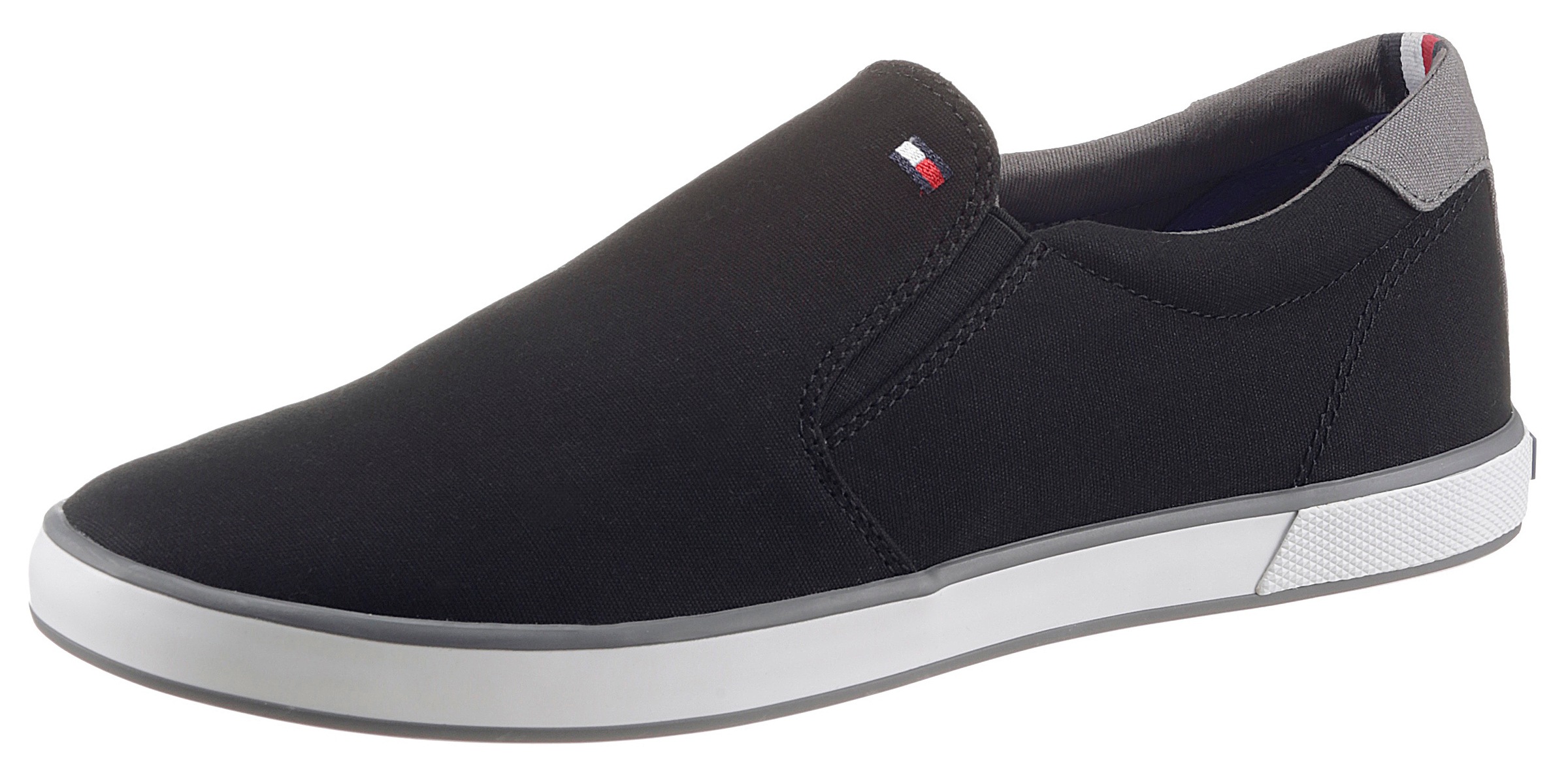 Tommy Hilfiger Slip-On Sneaker »ICONIC SLIP ON SNEAKER«, mit seitlichen Stretcheinsätzen