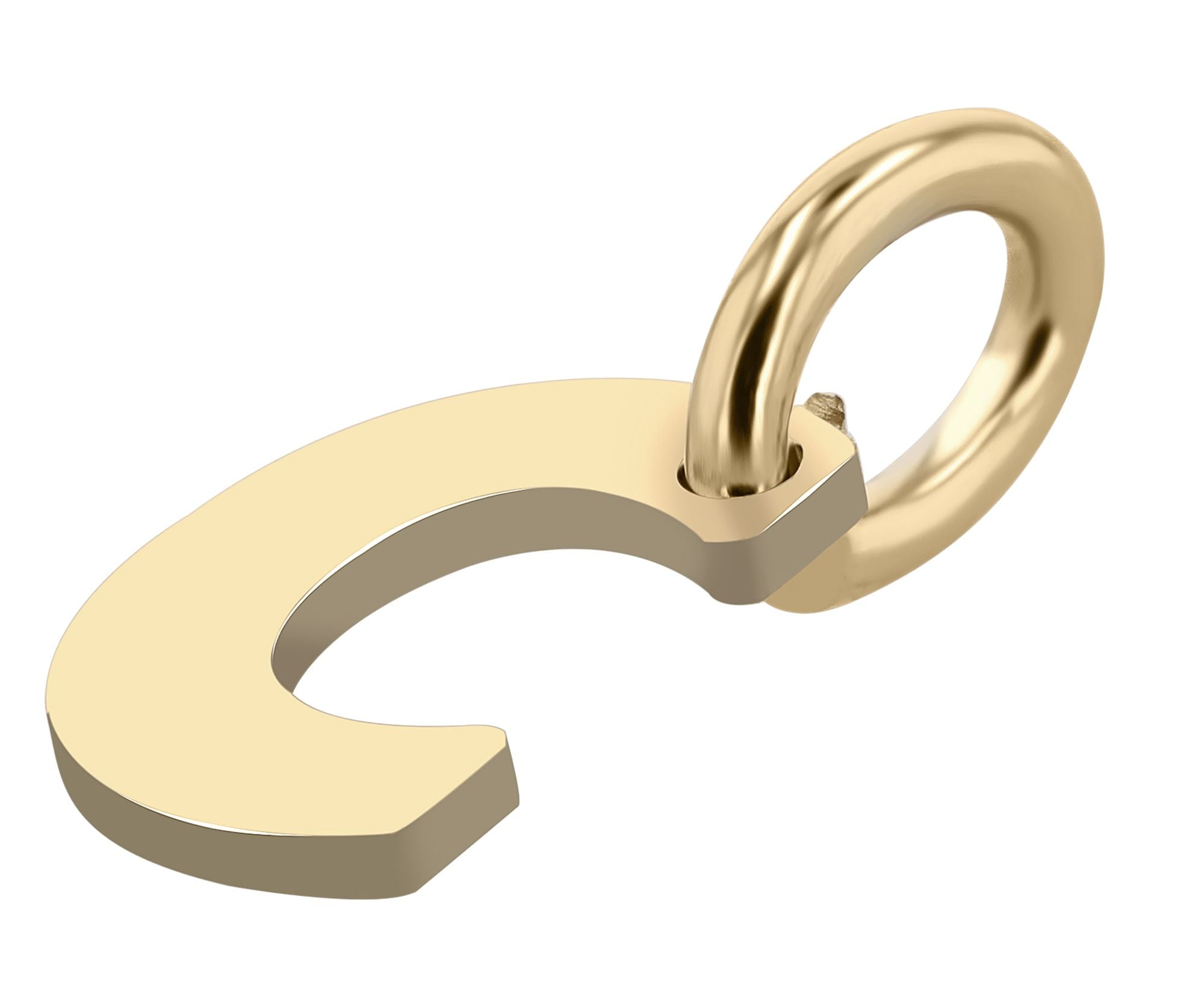 Adelia´s Buchstabenanhänger »Unisex Anhänger ¿ Buchstabe N Buchstabenanhänger aus 375 Gold«