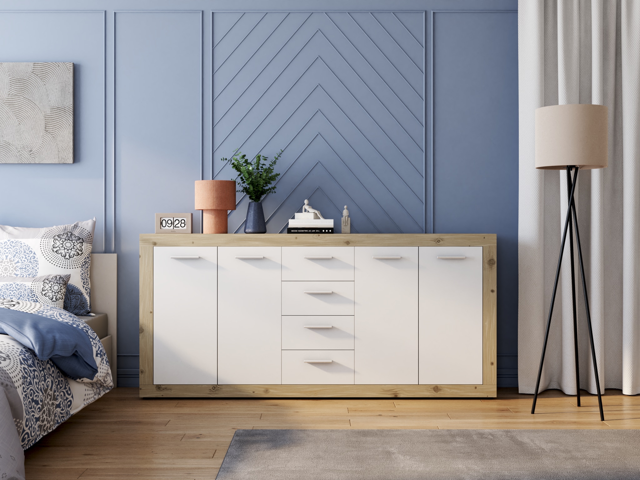 my home Bettwäsche »Tesso in Gr. 135x200, 155x220 oder 200x200 cm« 2 tlg. Bettwäsche mit Ornamenten und in verschiedenen Qualitäten