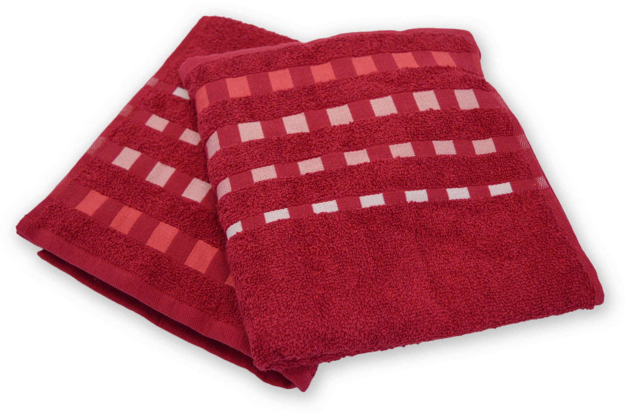 KiNZLER Handtuch »Kreta«, (1 St.), Uni Farben, mit Bordüre, angenehm weich  und flauschig, 100% Baumwolle bei OTTO