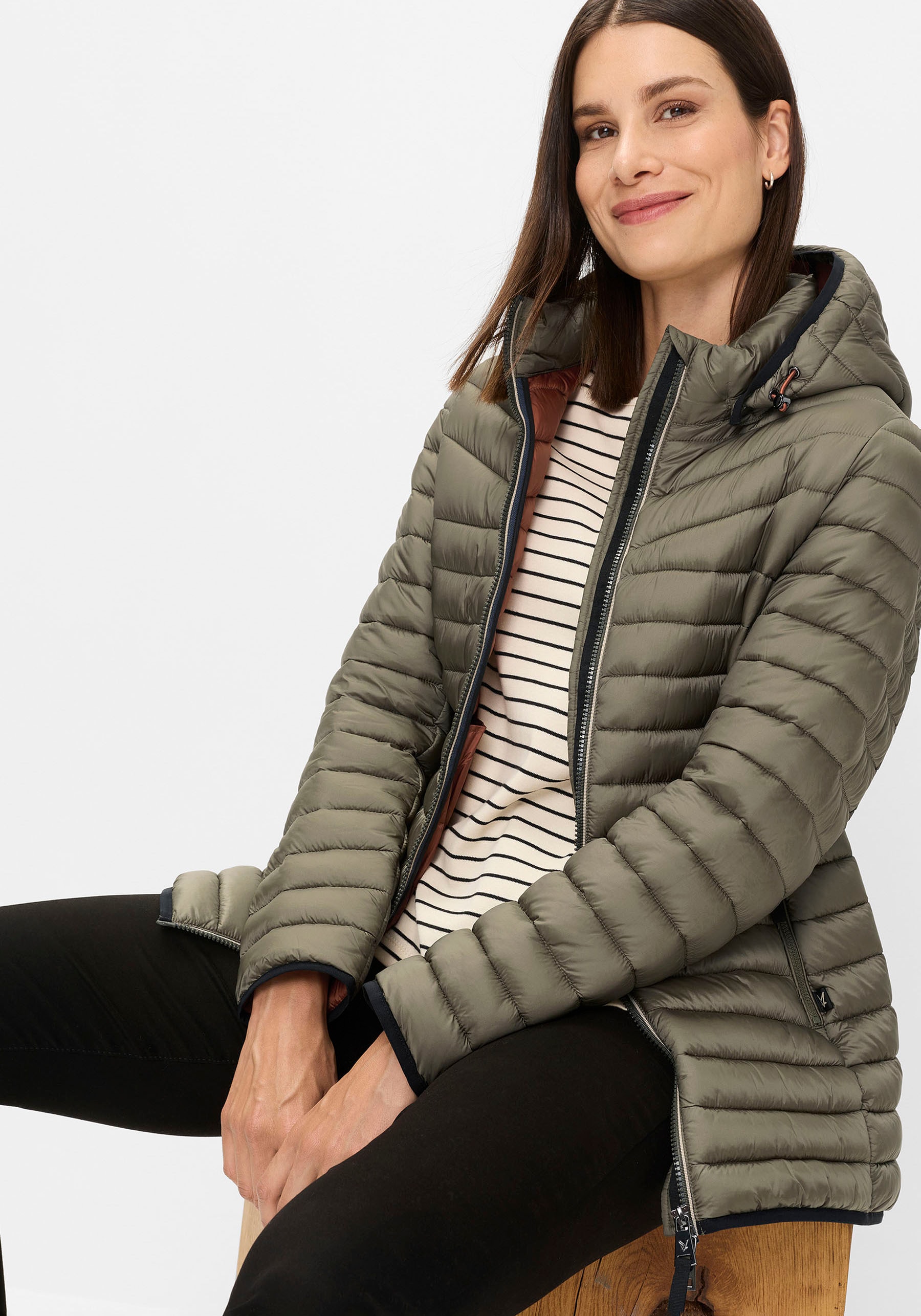 Fuchs Schmitt Steppjacke, mit Kapuze, mit abnehmbarer Kapuze