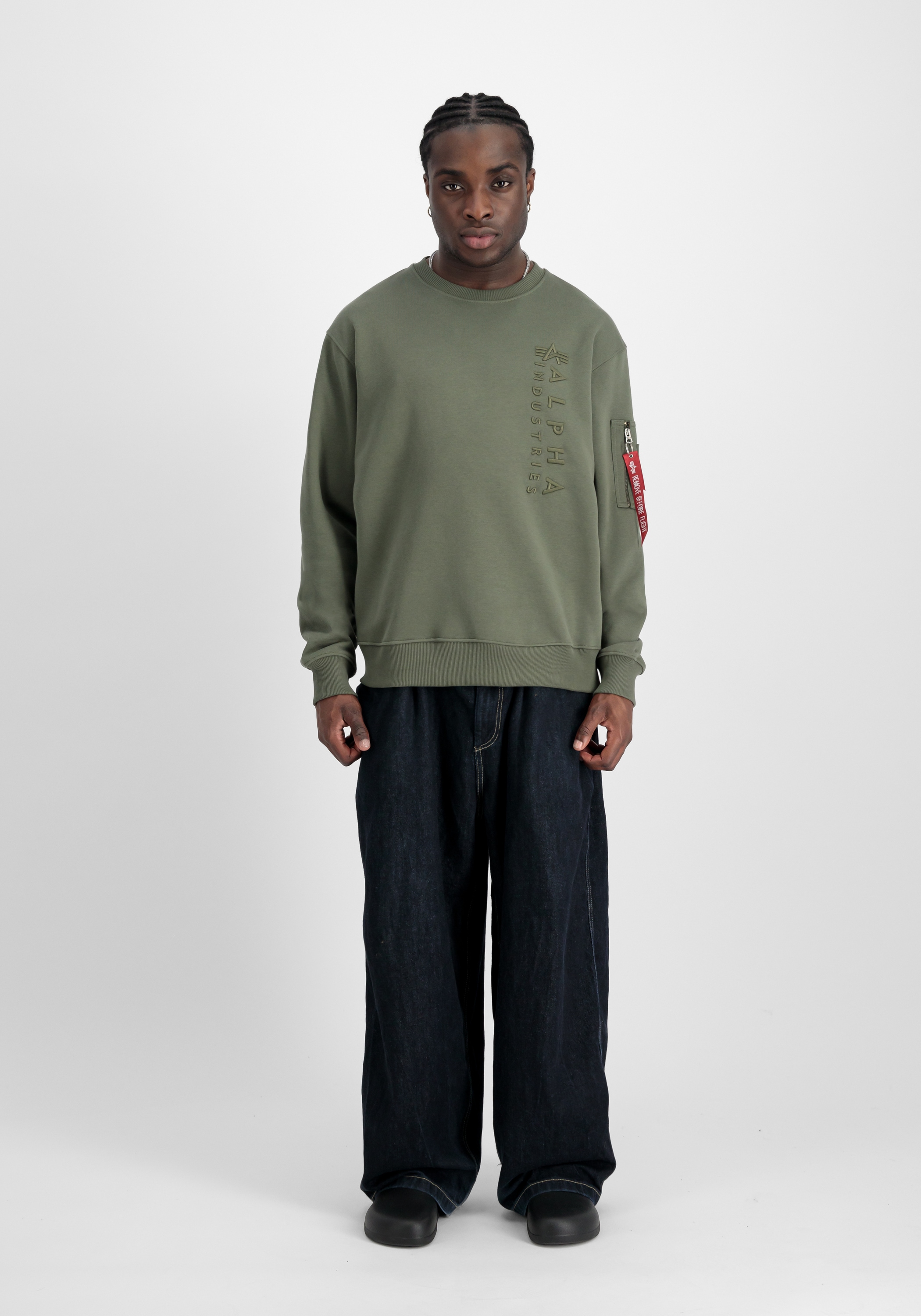 Alpha Industries Sweater »Alpha Industries Men - Sweatshirts Embroidery Sweatshirt«