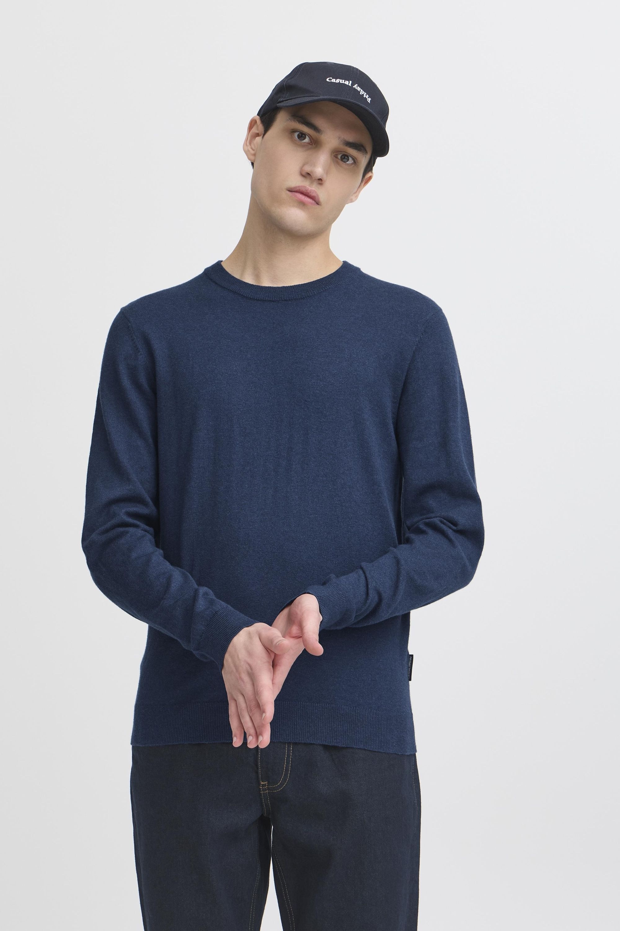 Casual Friday Strickfleece-Pullover »Strickpullover CFHALFDAN«