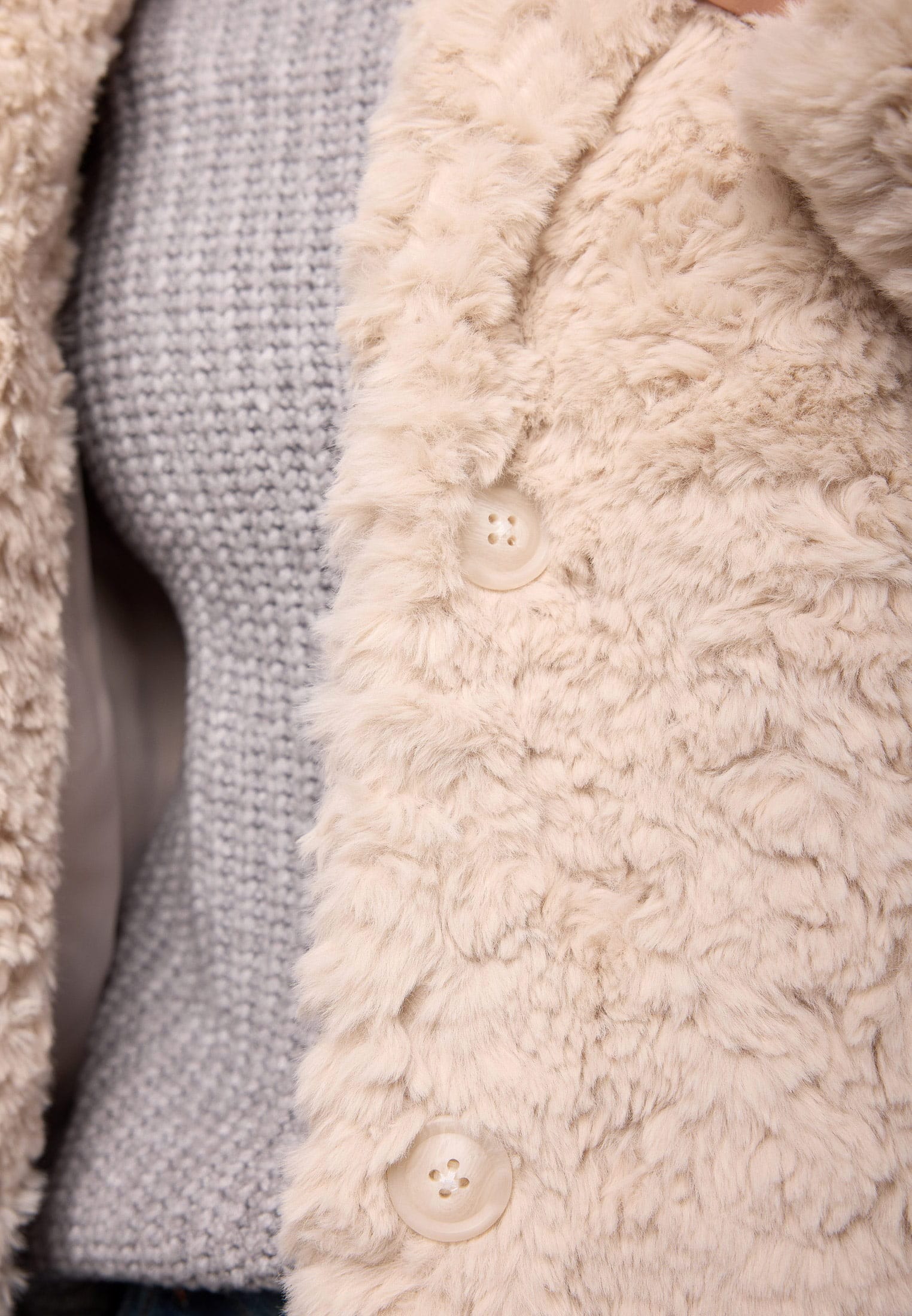 SURI FREY Fellimitatmantel »Fellmantel SFY Freyday«