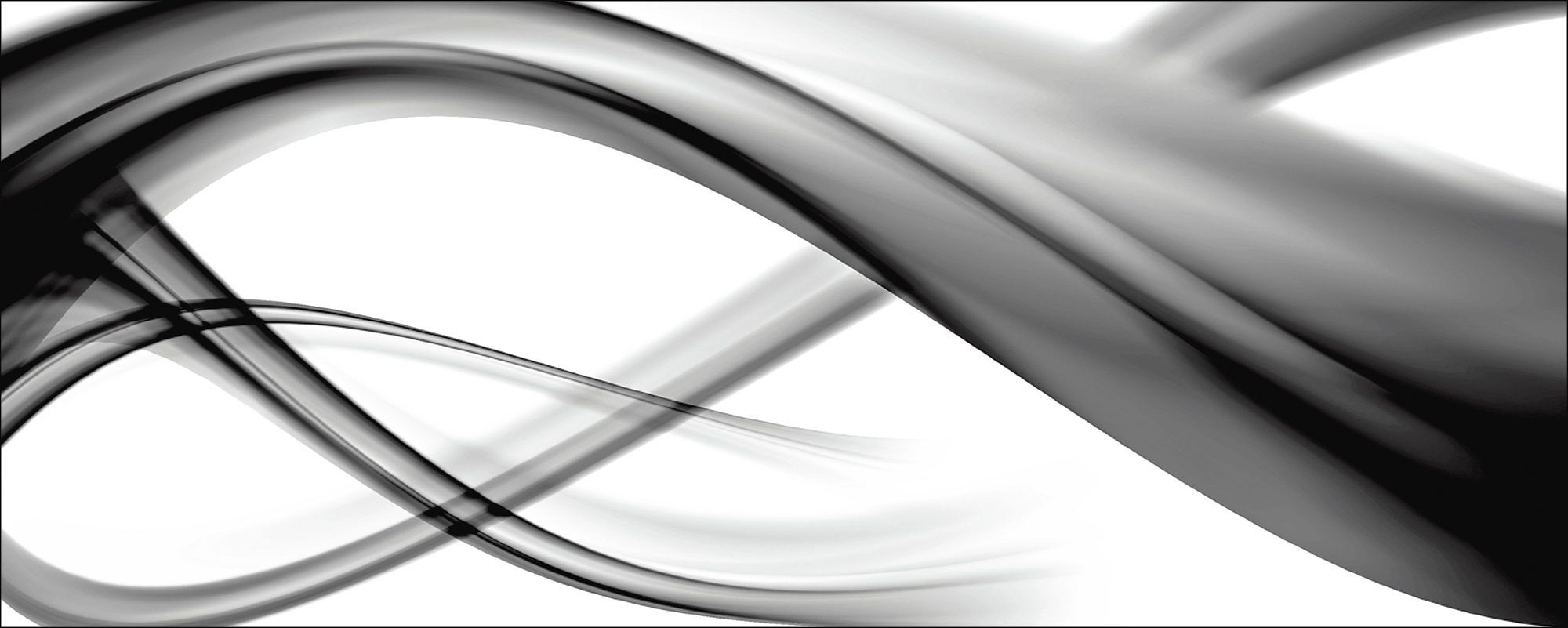 Home affaire Glasbild »B. Bocos: Abstrakte Komposition (s/w)« kaufen