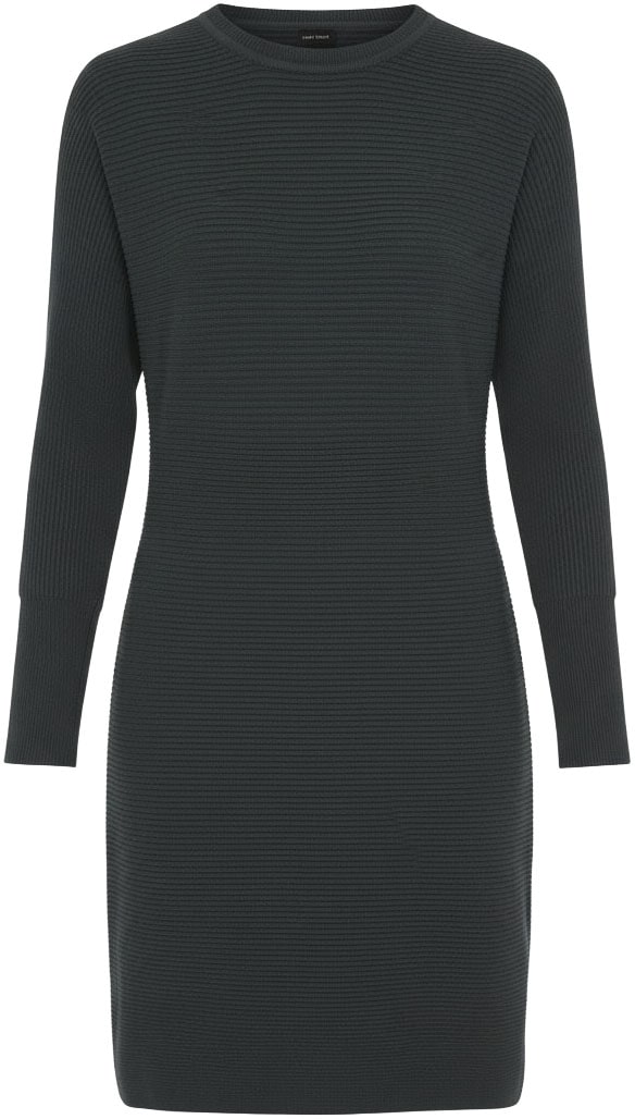 Laura Scott Strickkleid Ohne Taschen mit Fledermausärmeln und Rippstrick - NEUE KOLLEKTION