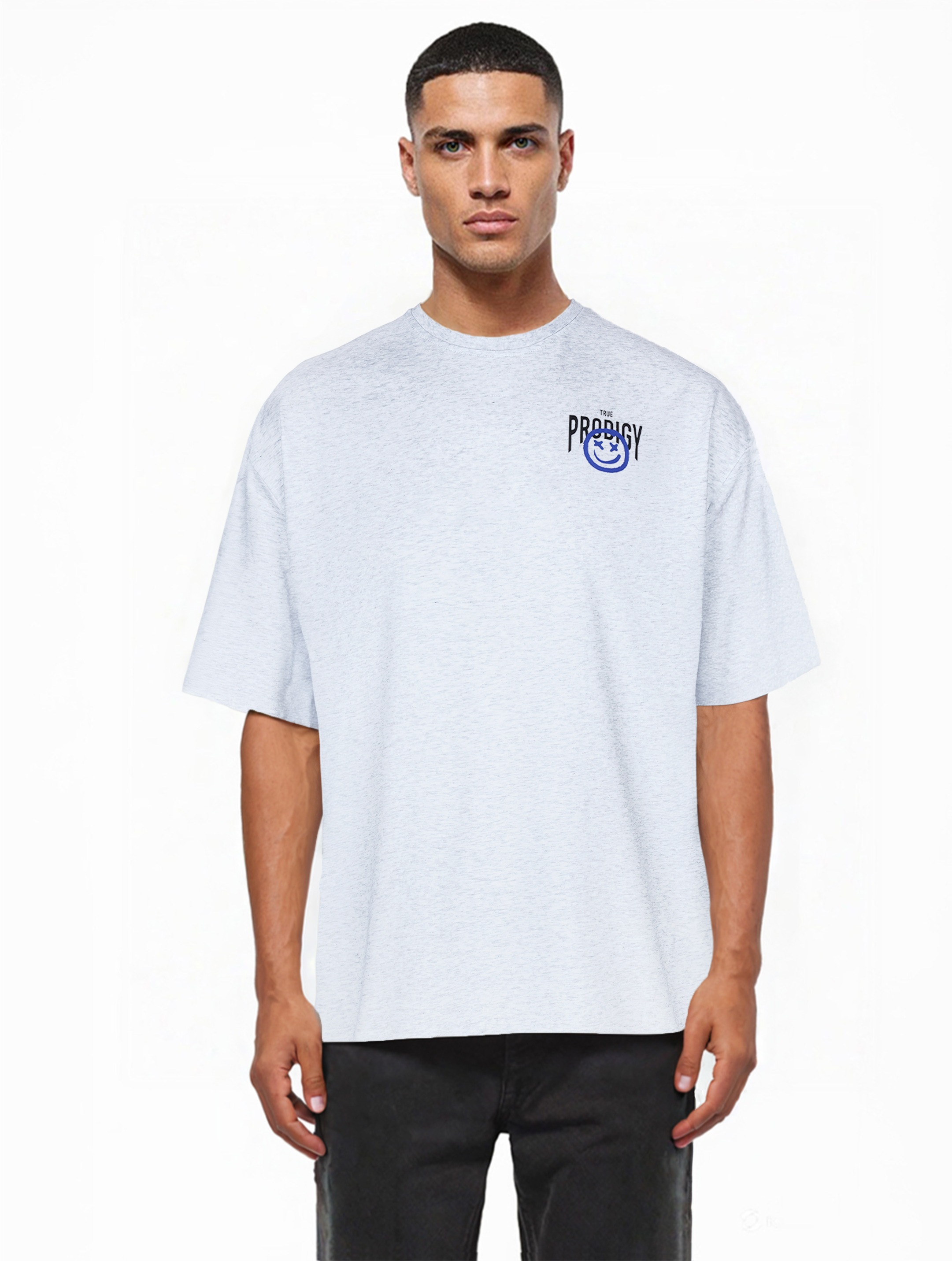 trueprodigy Oversize-Shirt »Hajin Logo Print Oversized Rundhals«