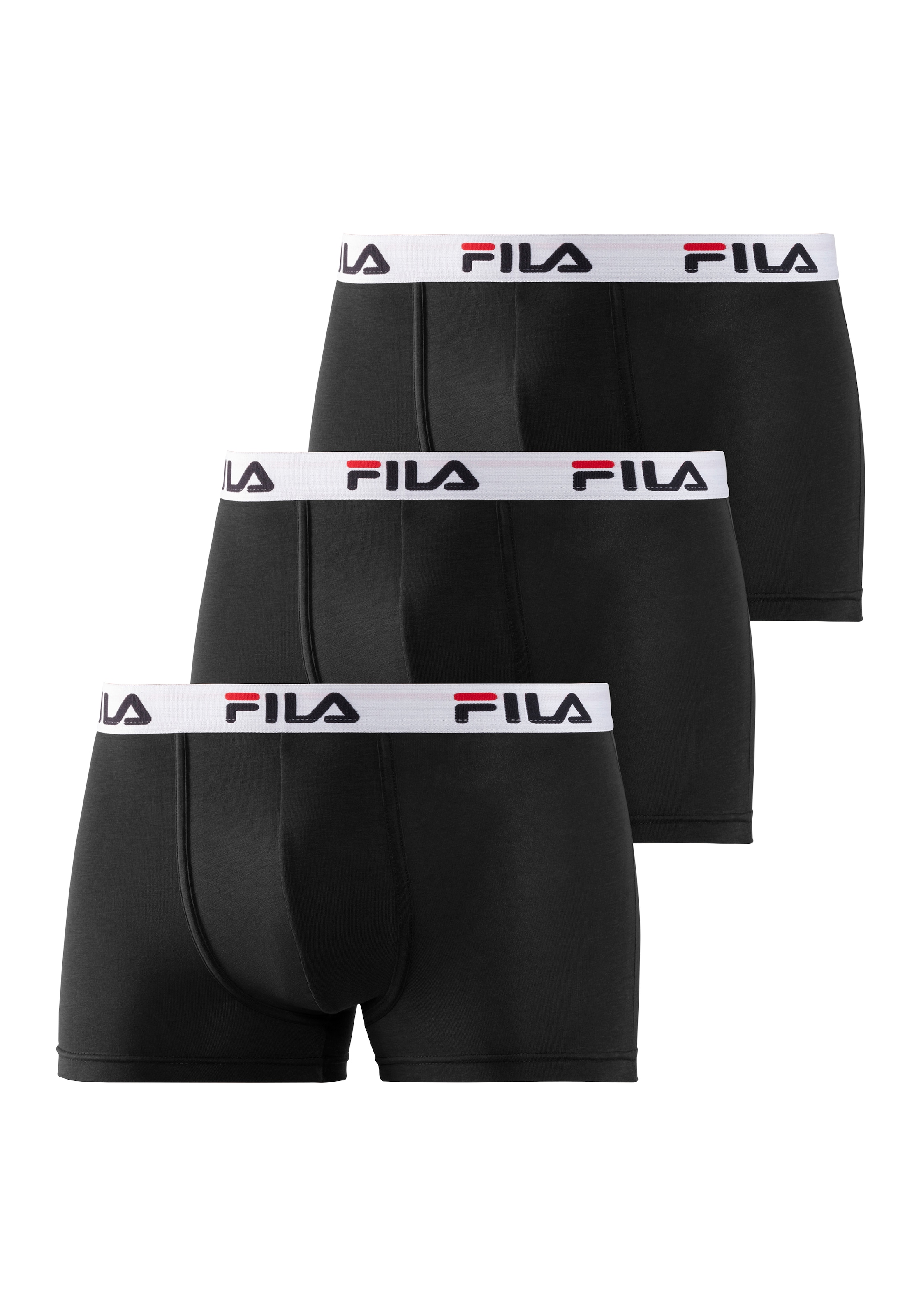 Fila Boxer, (3er Pack), mit elastischem Logobund