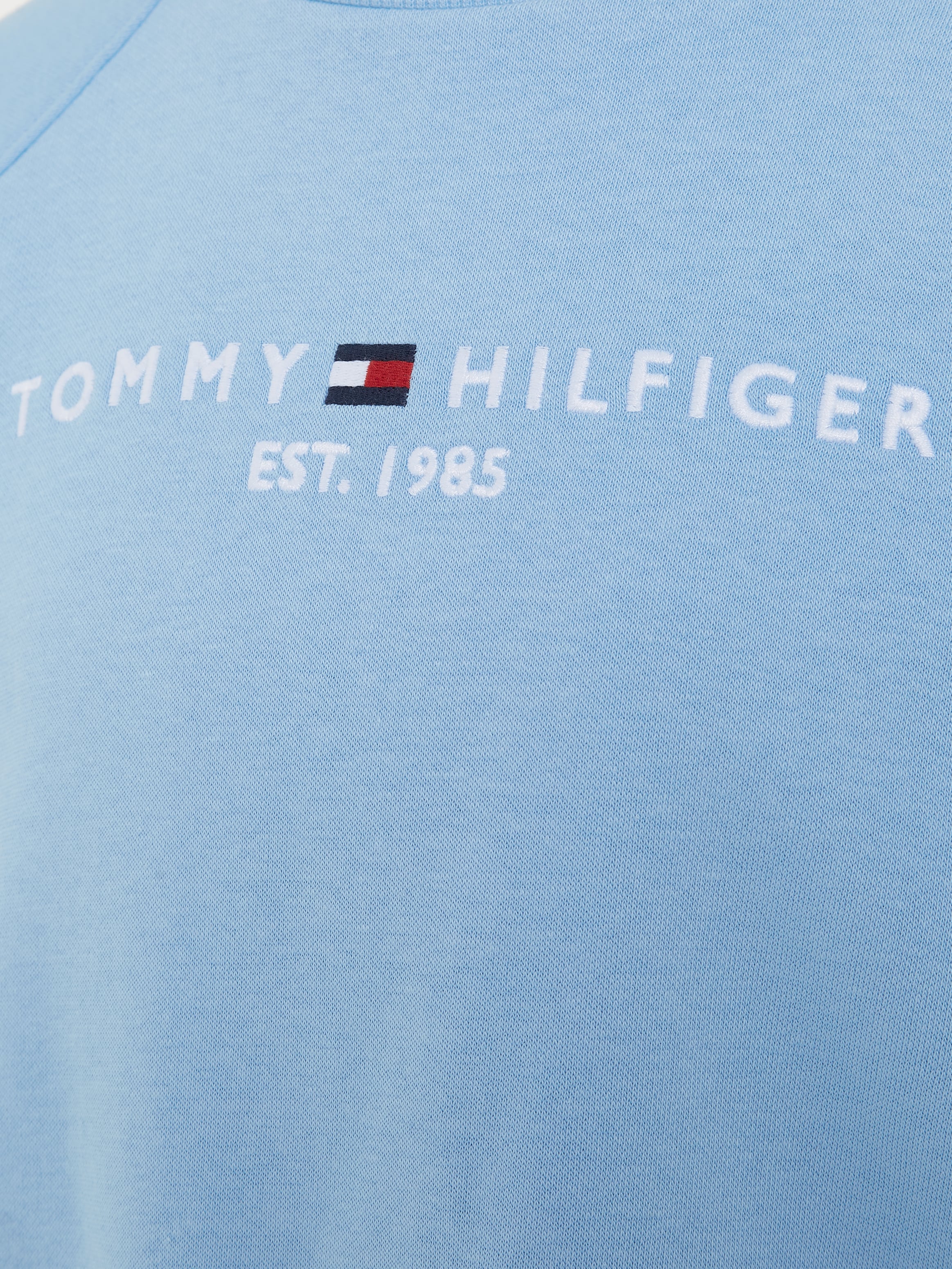 Tommy Hilfiger Sweatshirt »ESSENTIAL EMBROIDERED FLEECE CN«, Kinder bis 16 Jahre mit Logoprägung