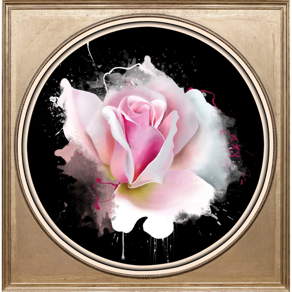 queence Acrylglasbild »Rose«