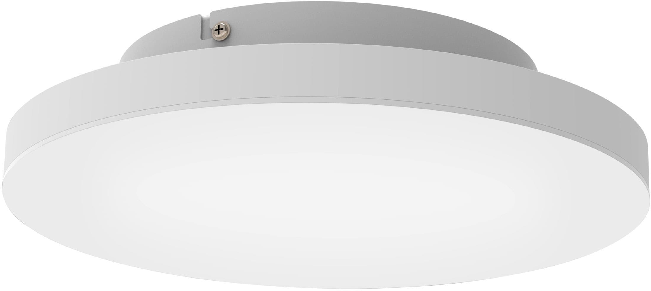 EGLO LED-Deckenleuchte »TURCONA-Z« in weiß aus Stahl, Alu / inkl. LED fest integriert - 15,7 Watt, Durchm. ca. 30 cm