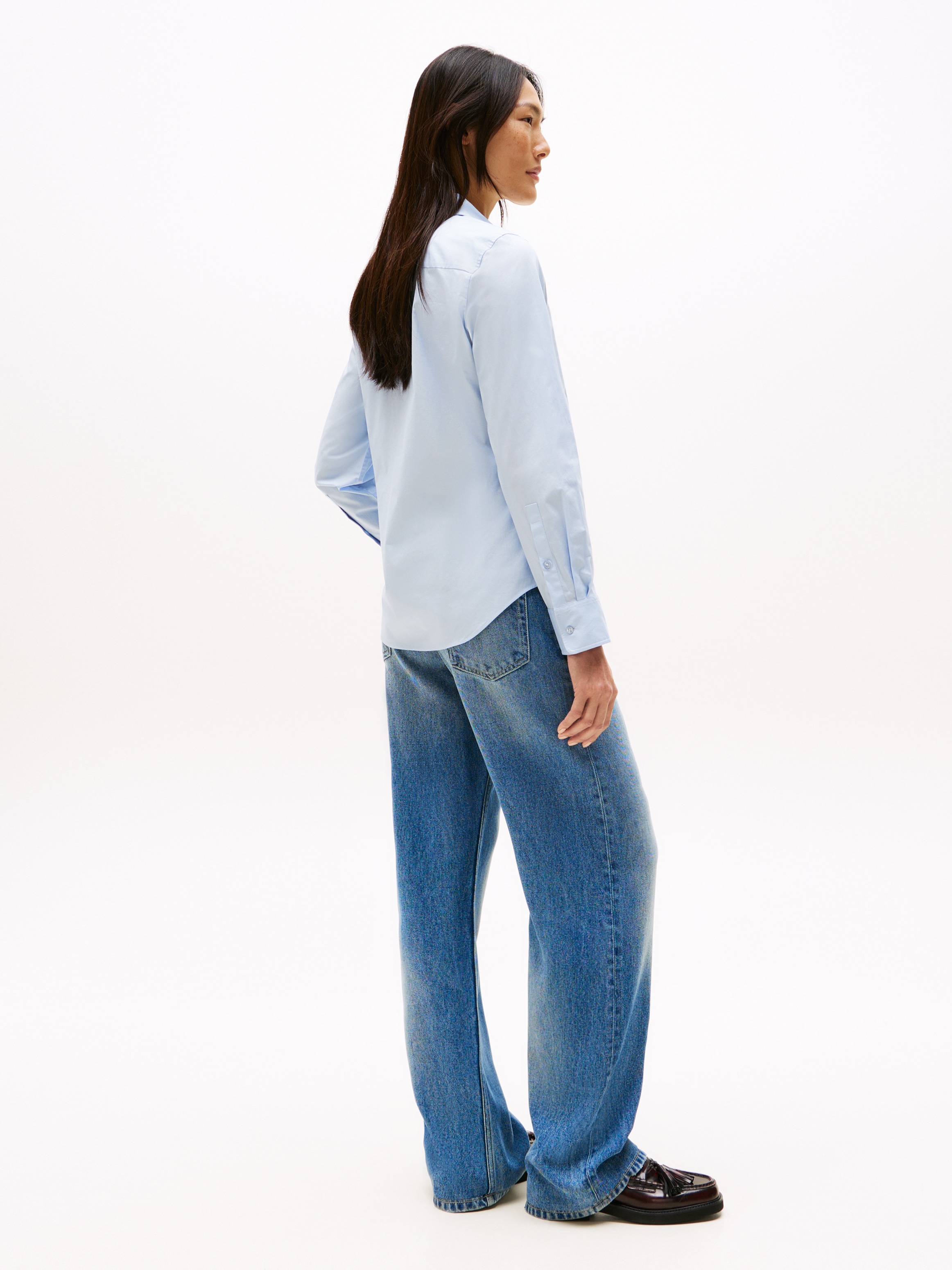 Tommy Hilfiger Hemdbluse »ESS POPLIN REGULAR SHIRT« Langarm, Regular Fit