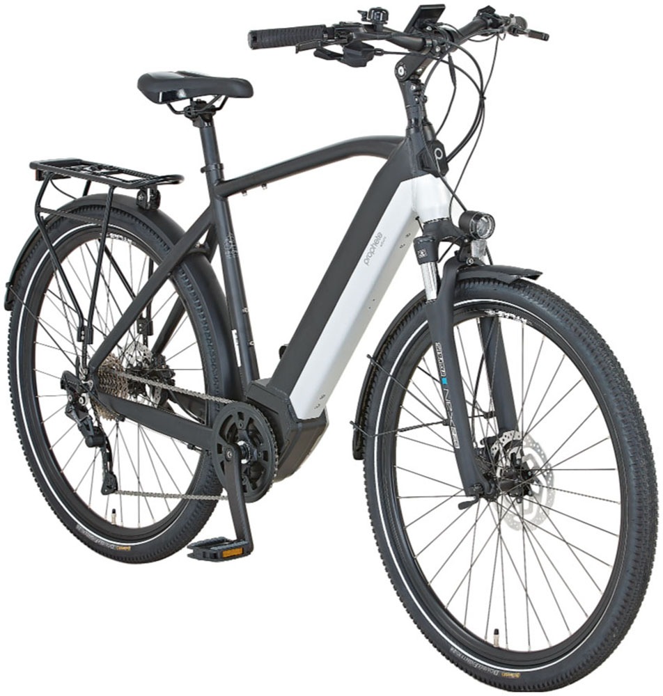 Prophete E-Bike »Entdecker 5.0«, 10 Gang, Shimano, Deore, Mittelmotor 250 W, Pedelec, Elektrofahrrad für Herren