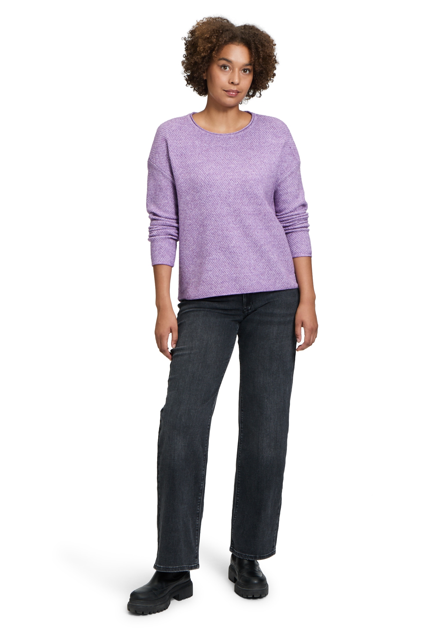 Betty&Co Strickpullover »Strickpullover mit Rundhalsausschnitt«
