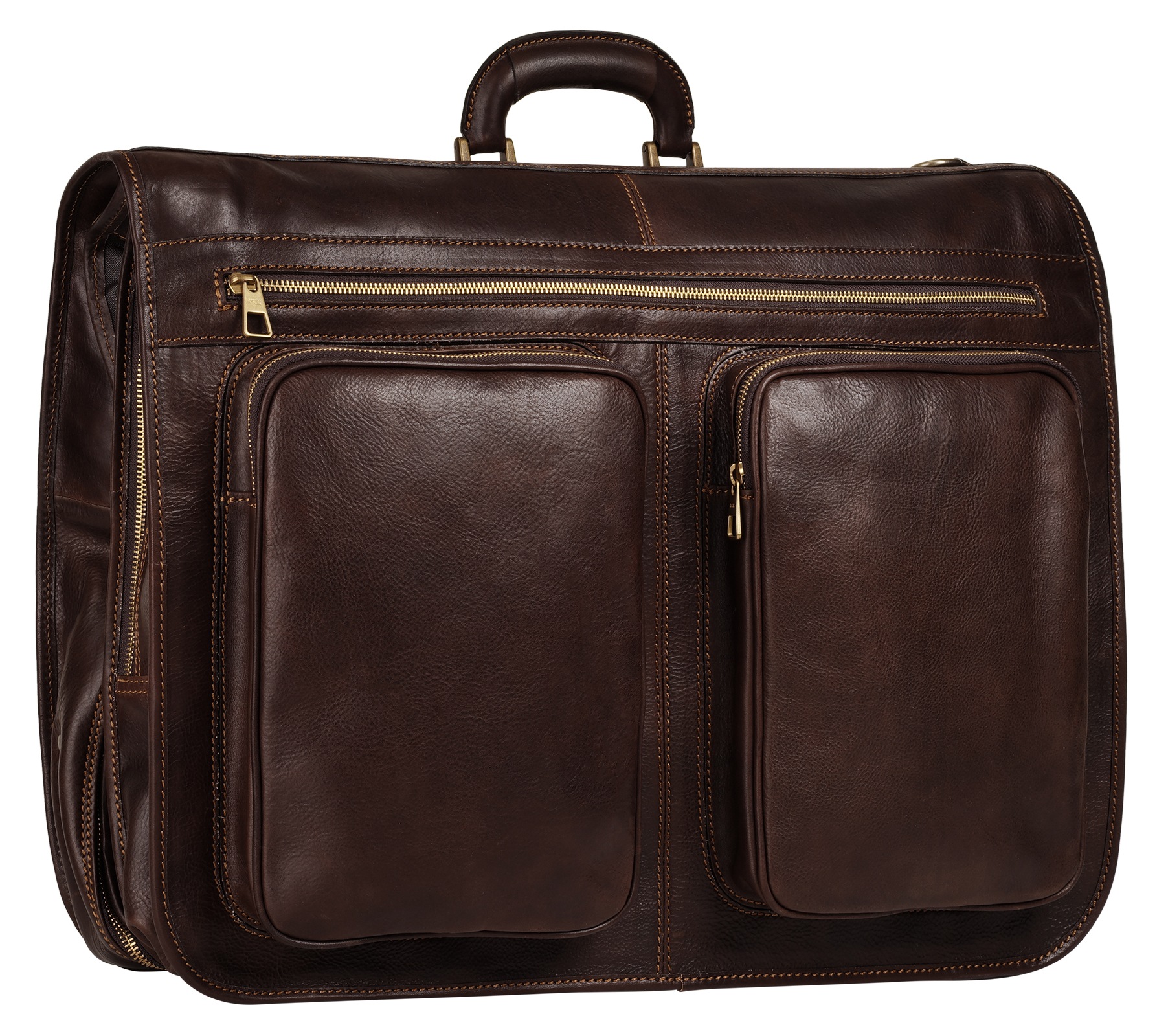Piké Reisetasche, echt Leder, Made in Italy